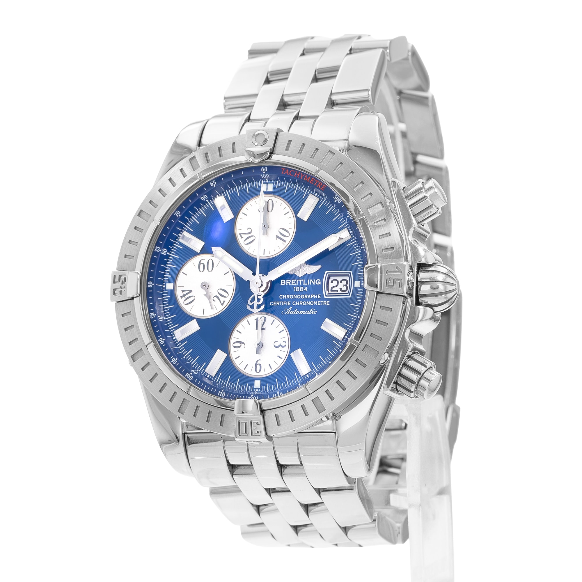 Breitling Chronomat Evolution A13356/A156C45PA 44mm Mens Watch Box Paper 2007