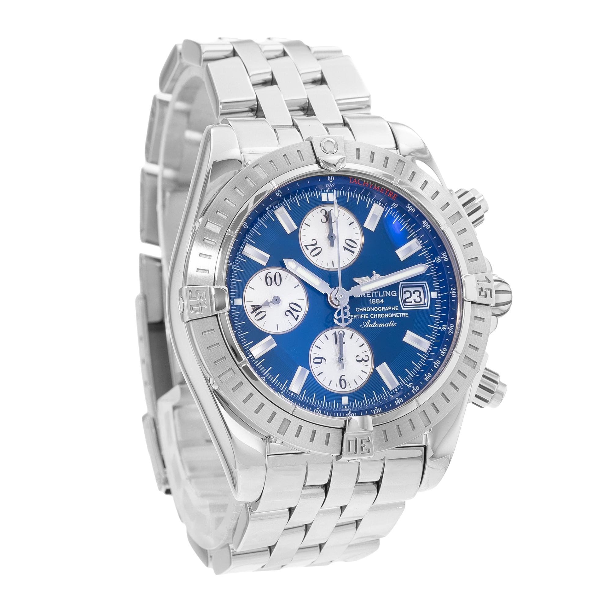 Breitling Chronomat Evolution A13356/A156C45PA 44mm Mens Watch Box Paper 2007