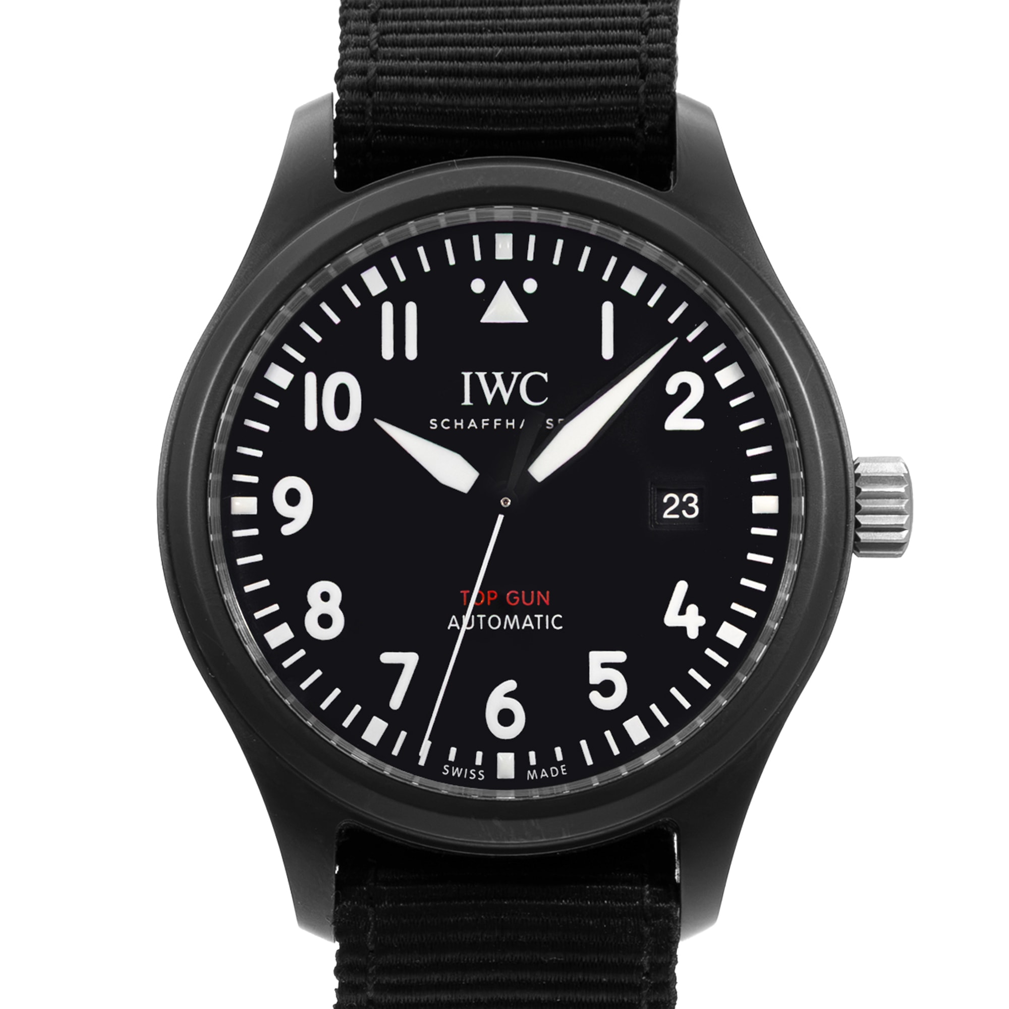 IWC Pilot IW326901 41mm Black Ceramic Automatic Mens Watch Box Papers circa 2020