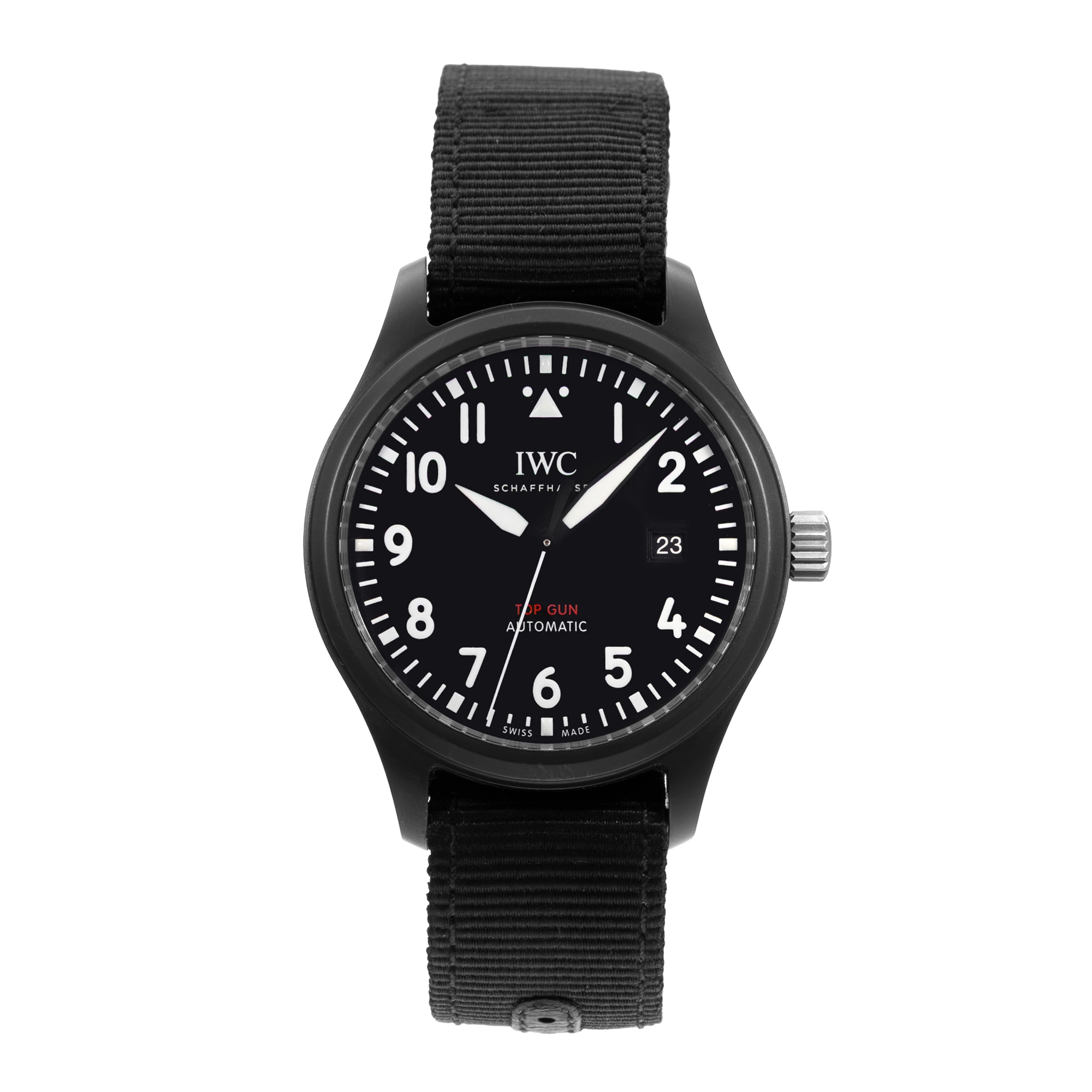 IWC Pilot IW326901 41mm Black Ceramic Automatic Mens Watch Box Papers circa 2020