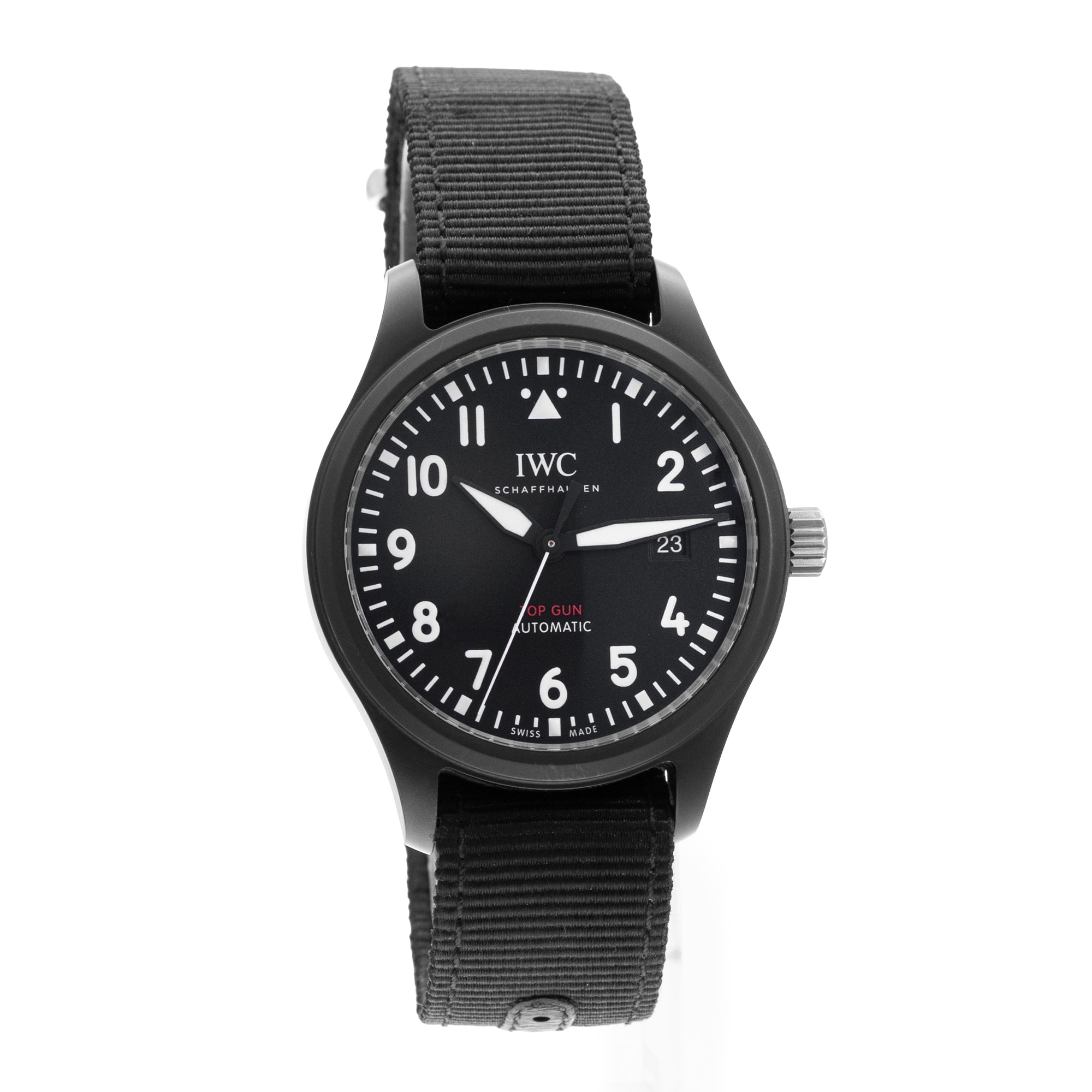 IWC Pilot IW326901 41mm Black Ceramic Automatic Mens Watch Box Papers circa 2020