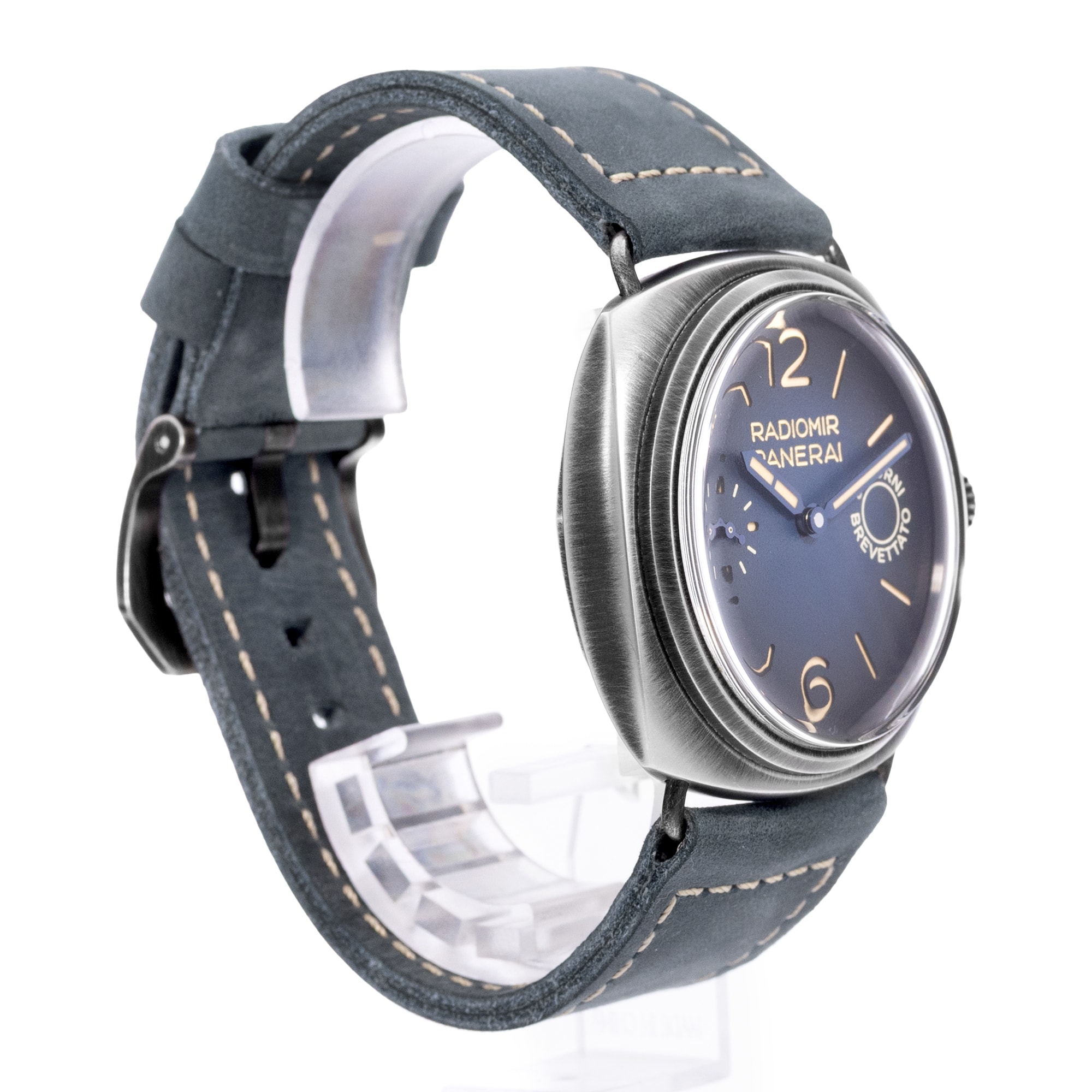 Panerai Radiomir PAM01348 45mm Arabic Blue Steel Mens Watch Box Paper 2023