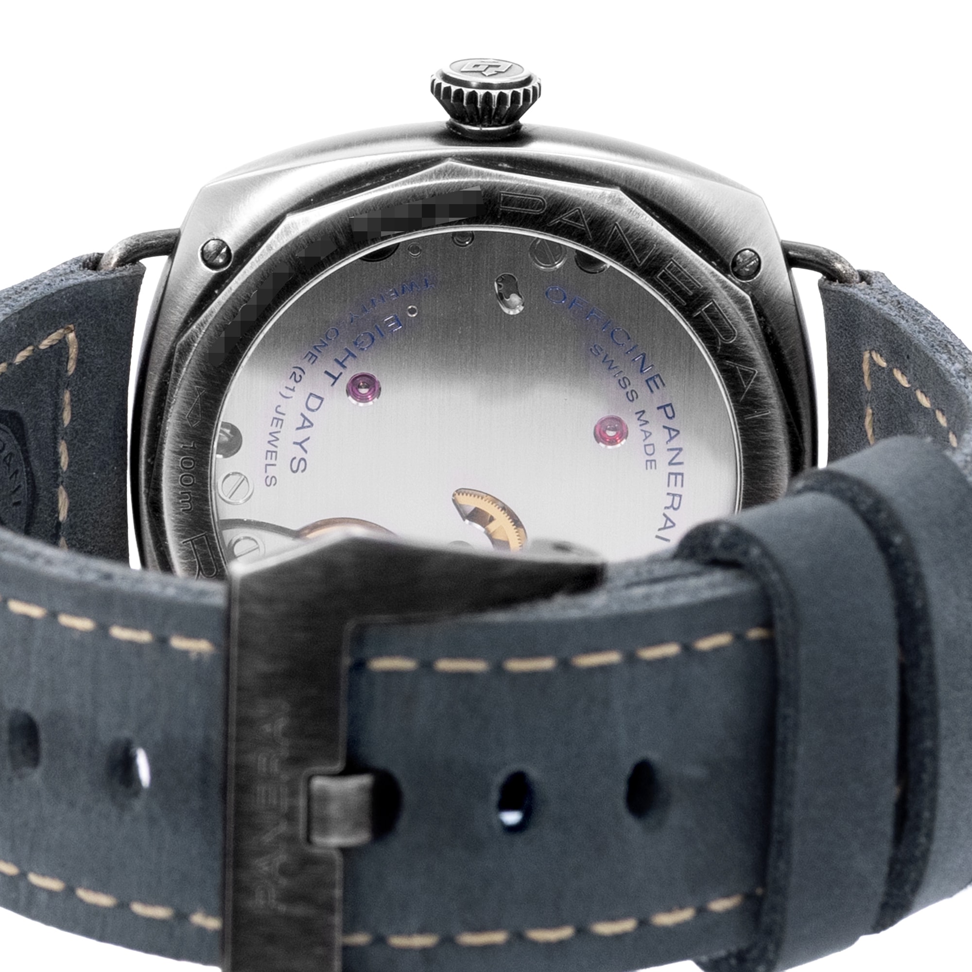 Panerai Radiomir PAM01348 45mm Arabic Blue Steel Mens Watch Box Paper 2023