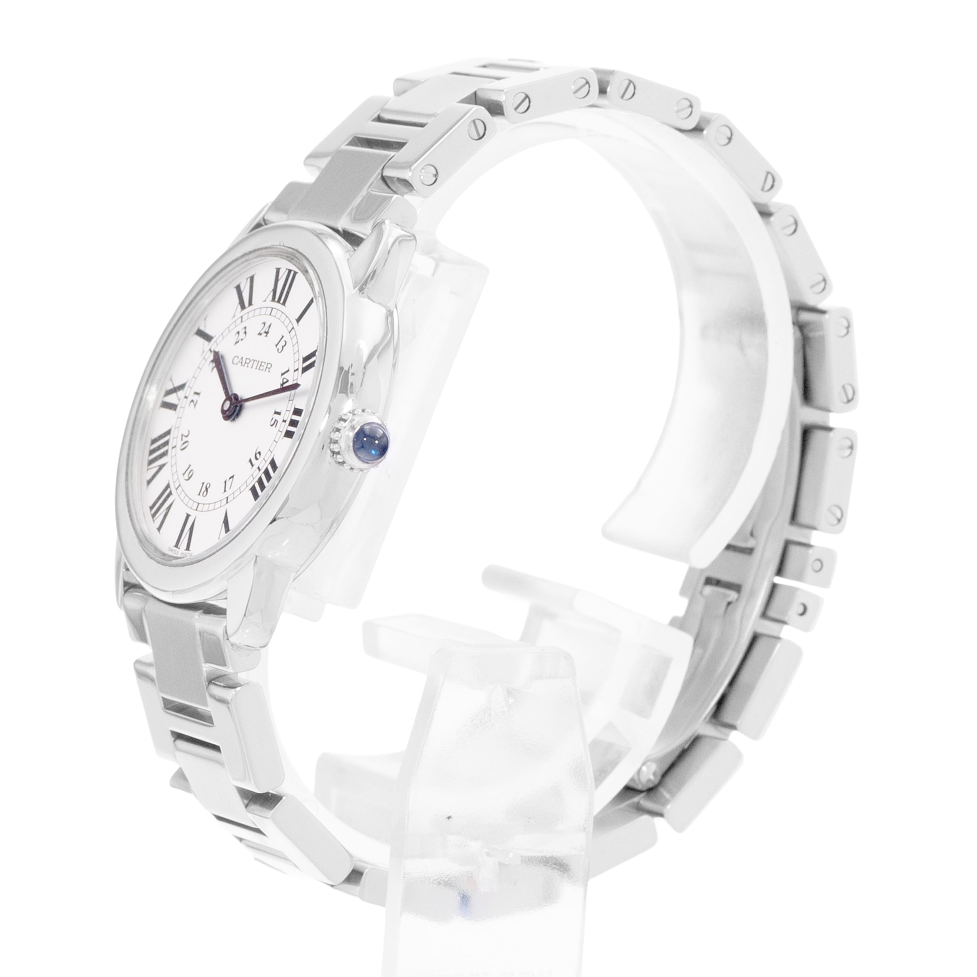 Cartier Ronde Solo de Cartier W6701004 3601 29mm Silver Steel Ladies Watch Card