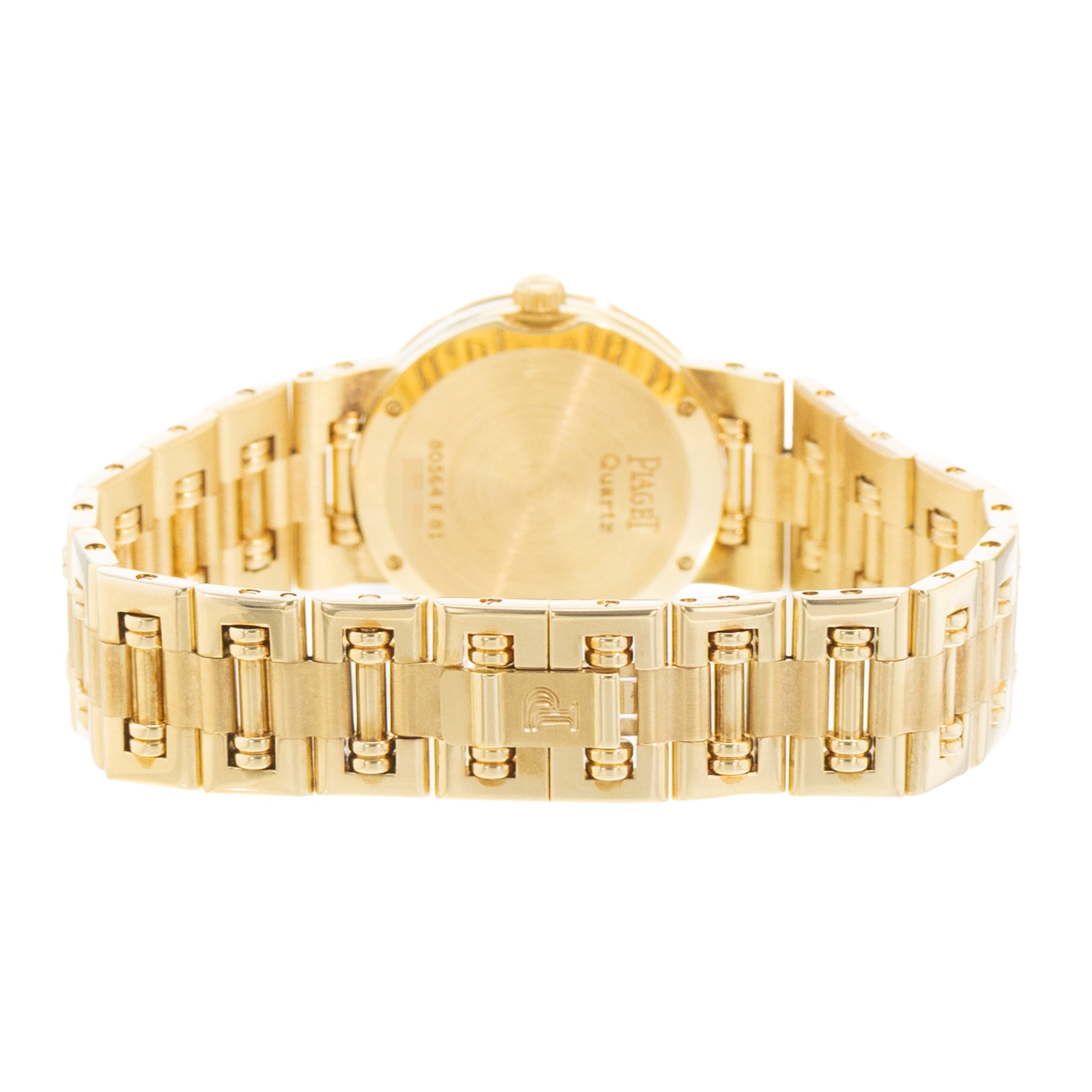 Piaget Dancer 80564K81 23mm Vintage Diamonds Yellow Gold Ladies Watch Papers
