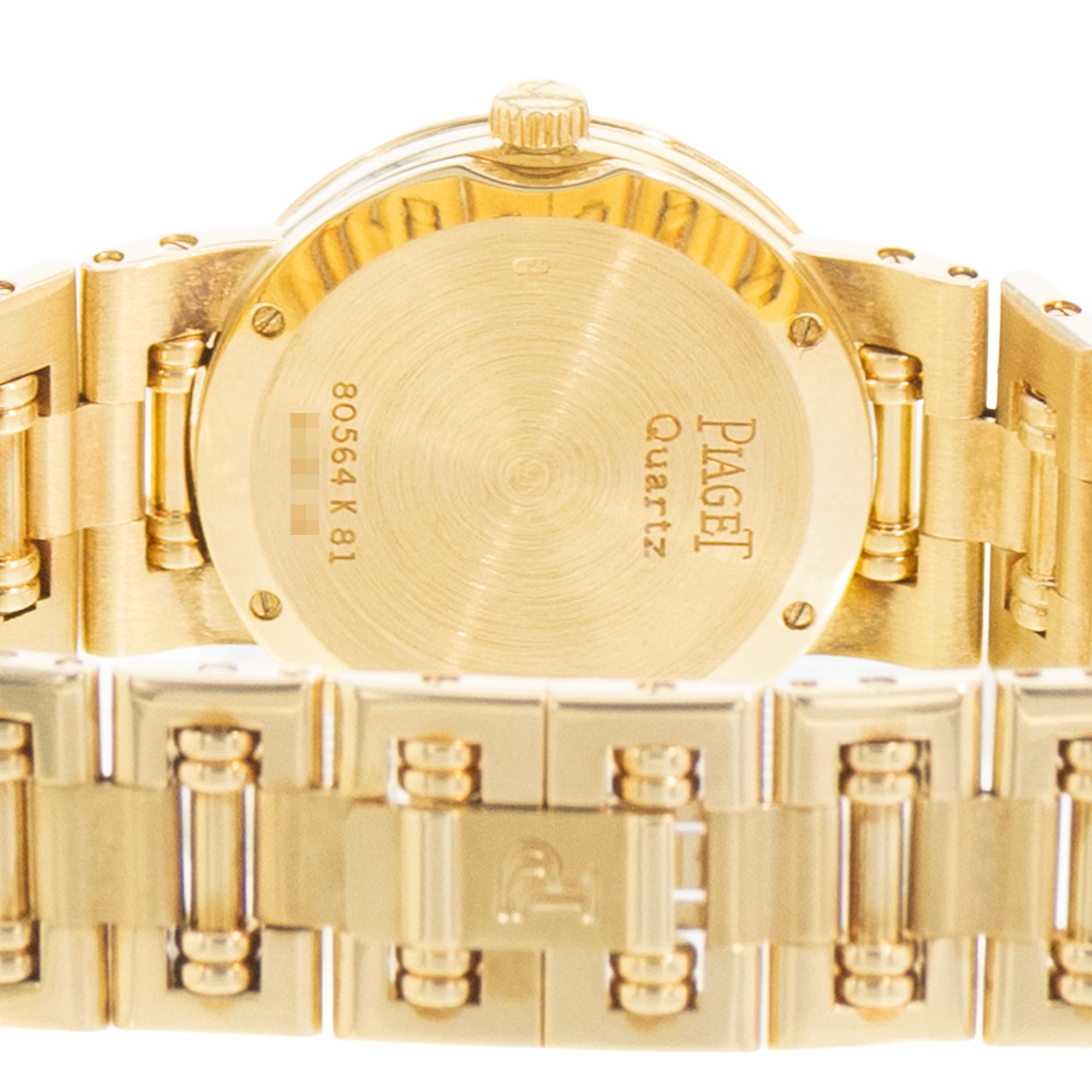 Piaget Dancer 80564K81 23mm Vintage Diamonds Yellow Gold Ladies Watch Papers