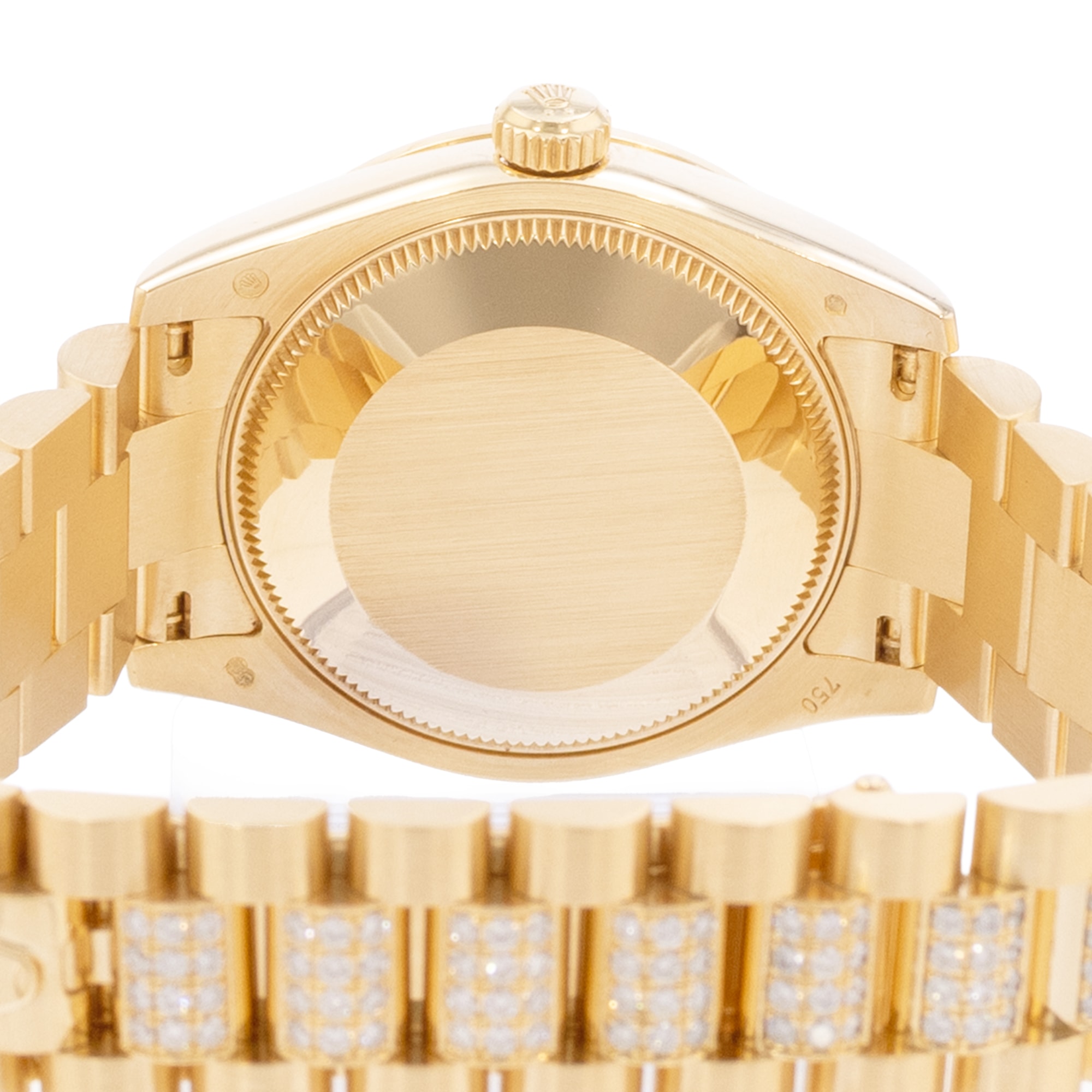 Rolex Datejust 31 178288 Silver Diamond Gold Presidential Ladies Watch