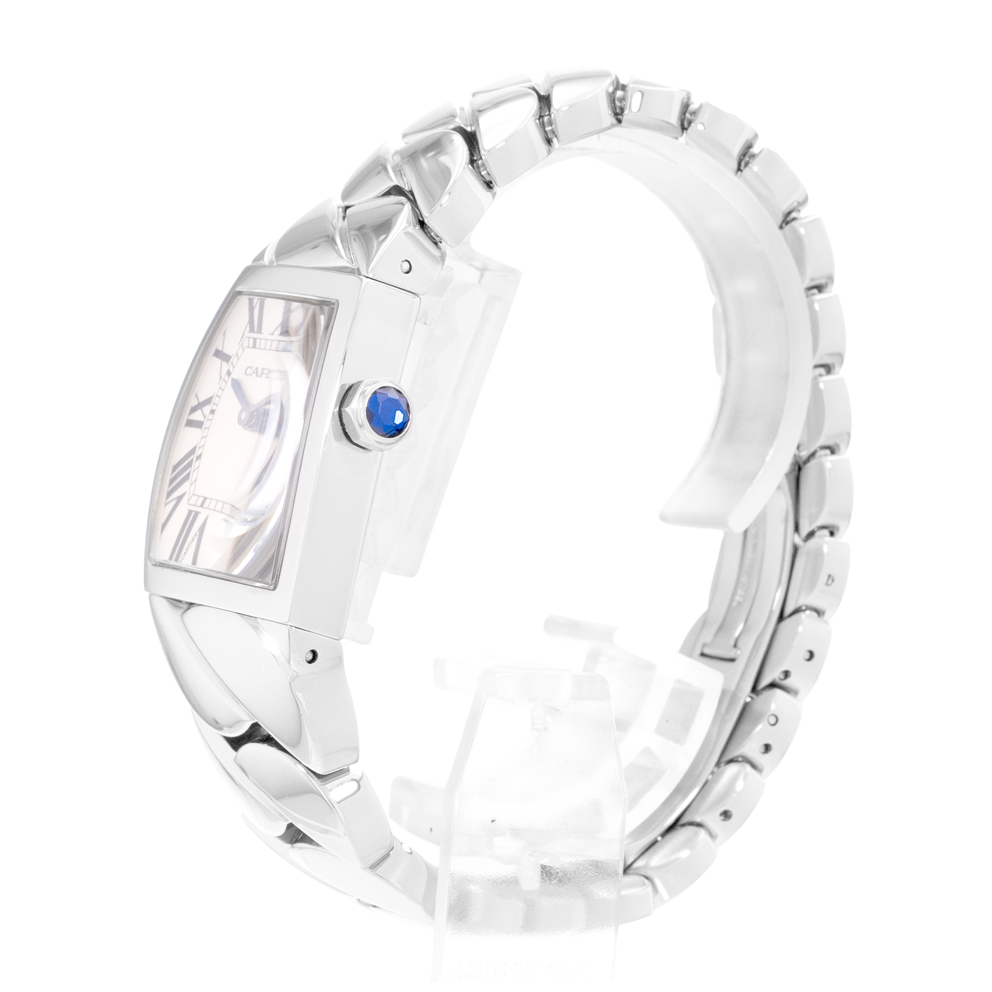 Cartier La Dona W660022I 2835 28mm Steel White Roman Ladies Watch