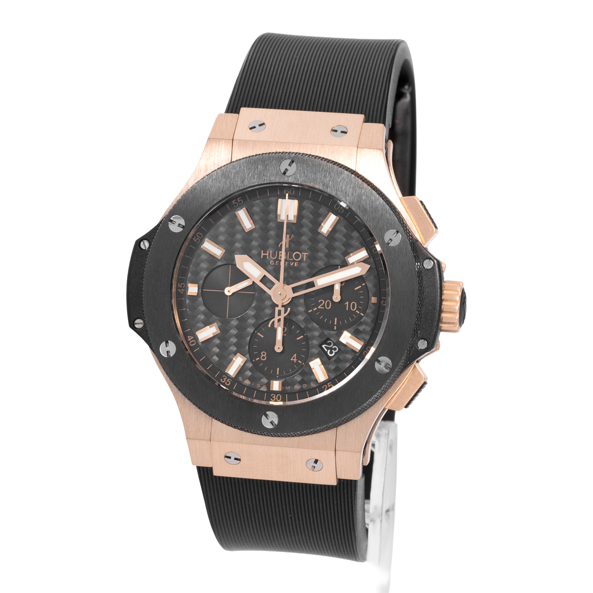 Hublot Big Bang 301.PM.1780.RX 44mm Black Dial Rose Gold Mens Watch