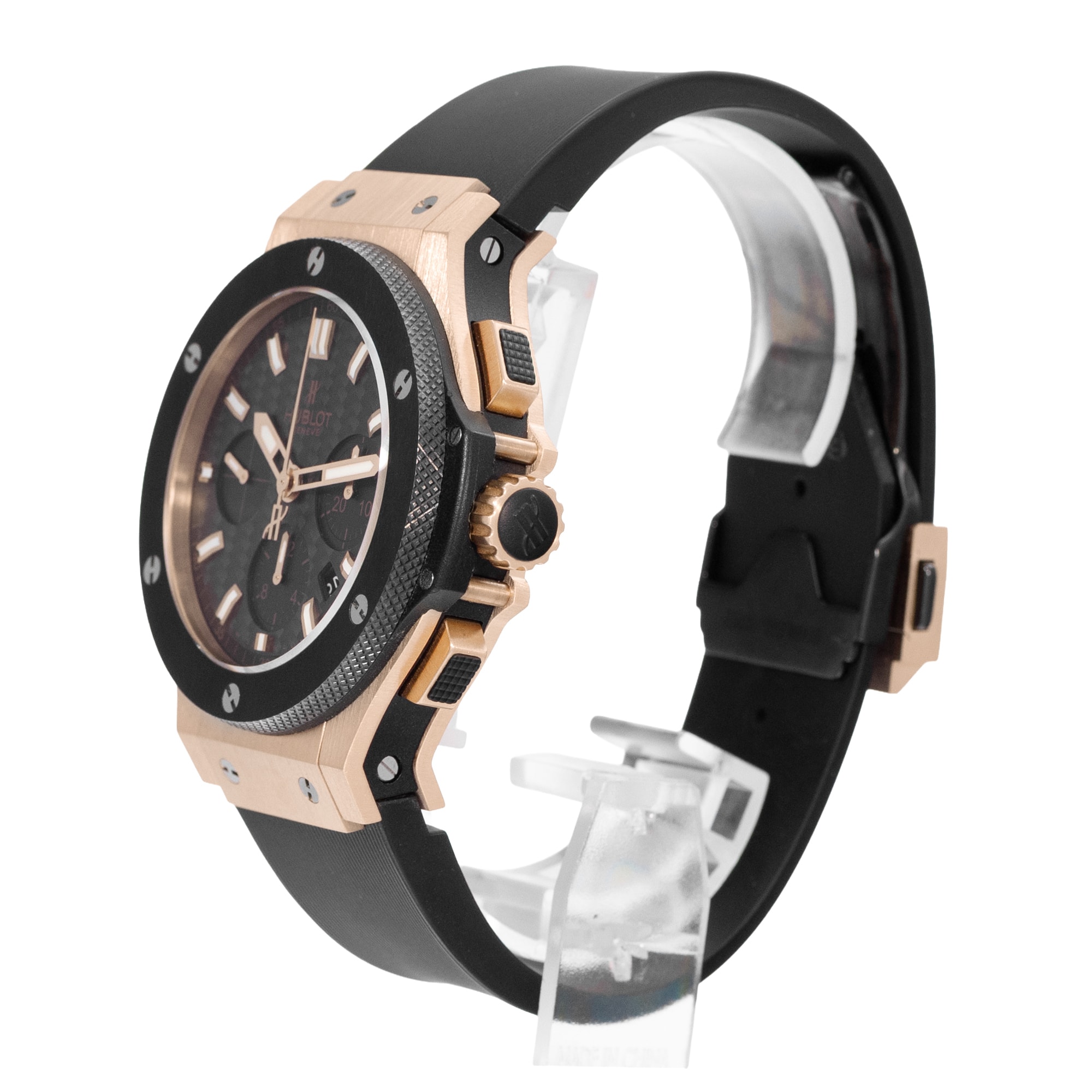 Hublot Big Bang 301.PM.1780.RX 44mm Black Dial Rose Gold Mens Watch