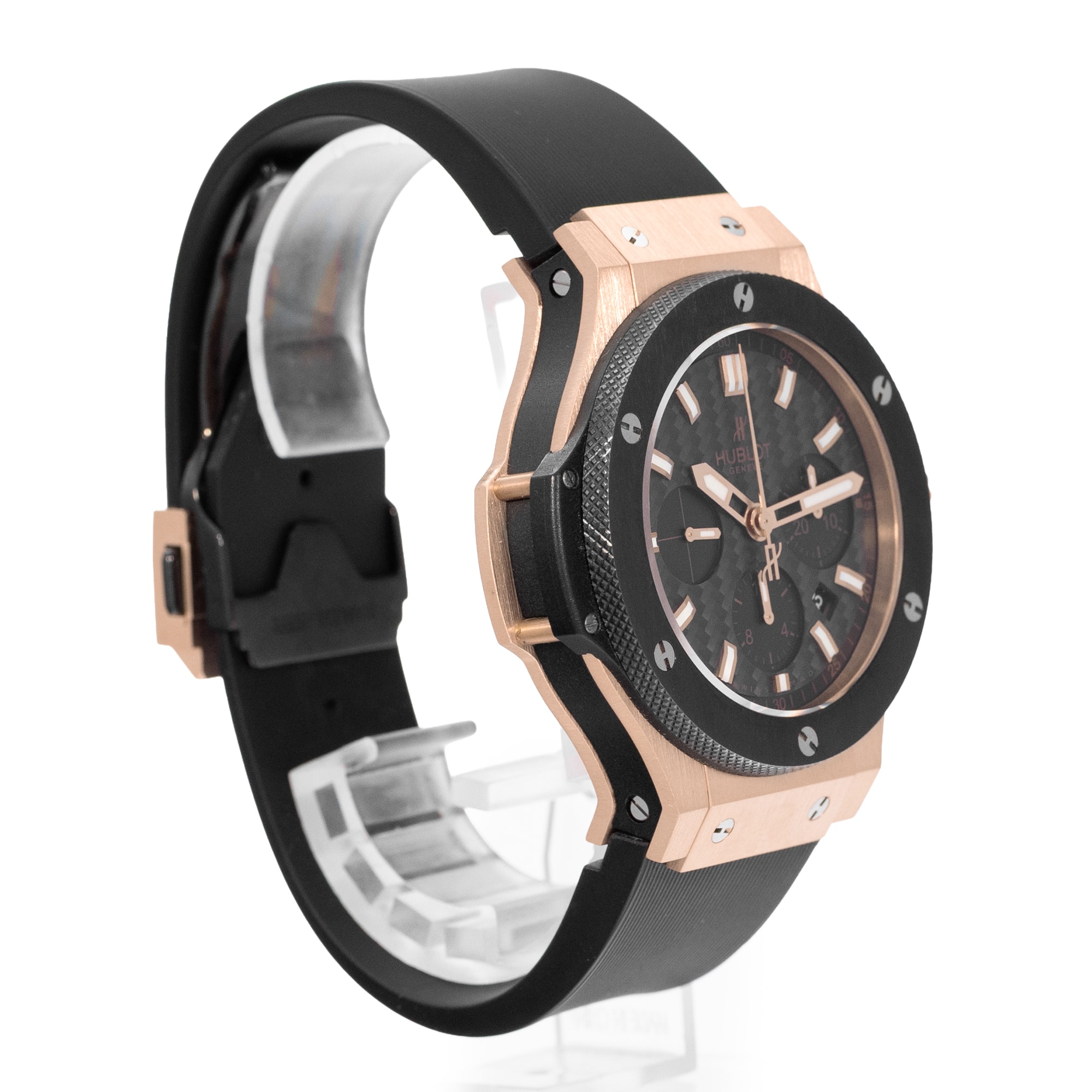 Hublot Big Bang 301.PM.1780.RX 44mm Black Dial Rose Gold Mens Watch