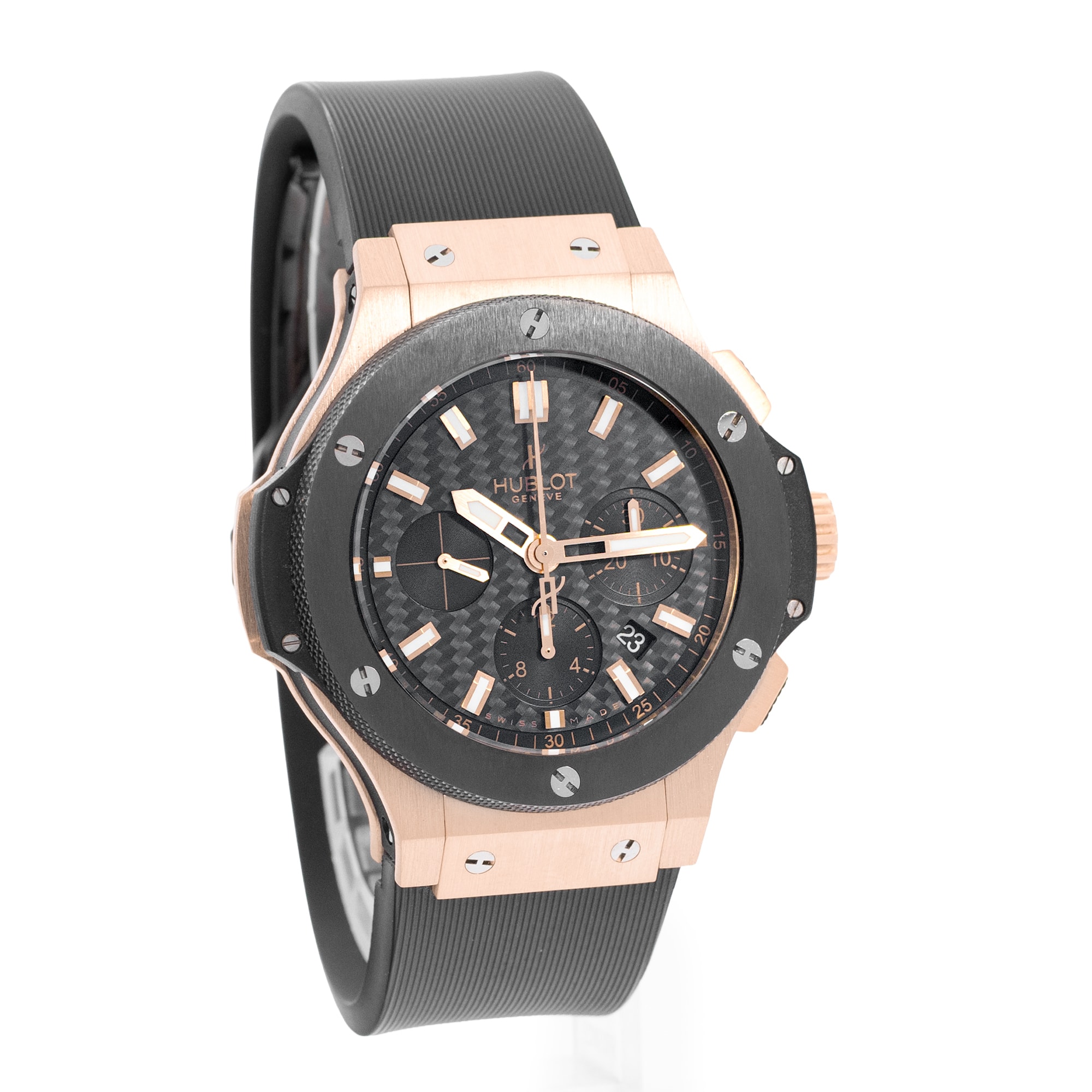 Hublot Big Bang 301.PM.1780.RX 44mm Black Dial Rose Gold Mens Watch