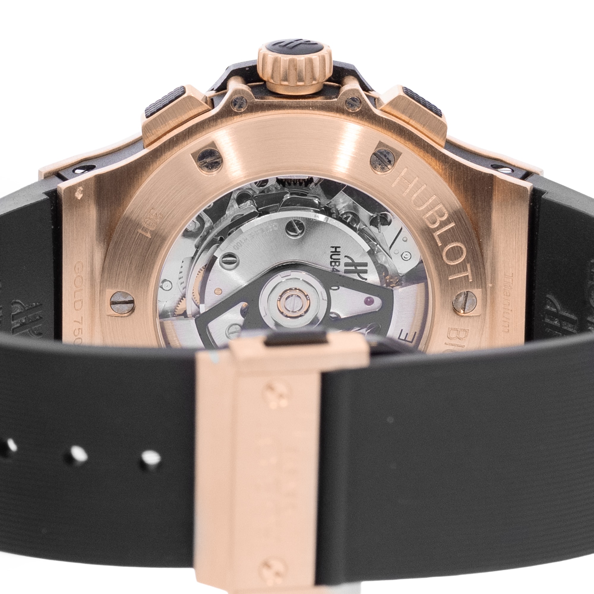 Hublot Big Bang 301.PM.1780.RX 44mm Black Dial Rose Gold Mens Watch