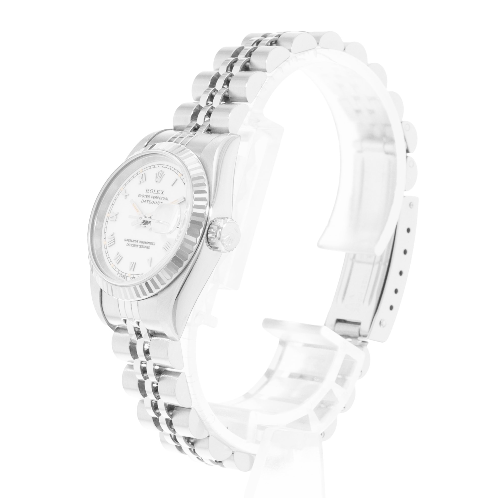 Rolex Datejust 26 69174 Vintage Steel Jubilee Automatic Ladies Watch Papers