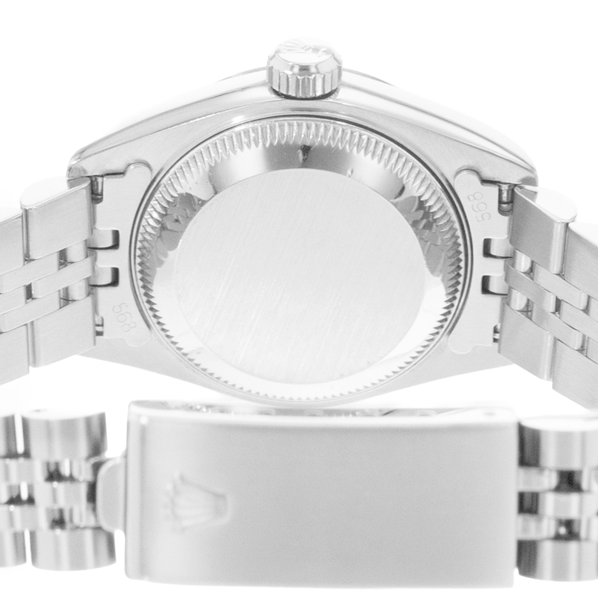 Rolex Datejust 26 69174 Vintage Steel Jubilee Automatic Ladies Watch Papers