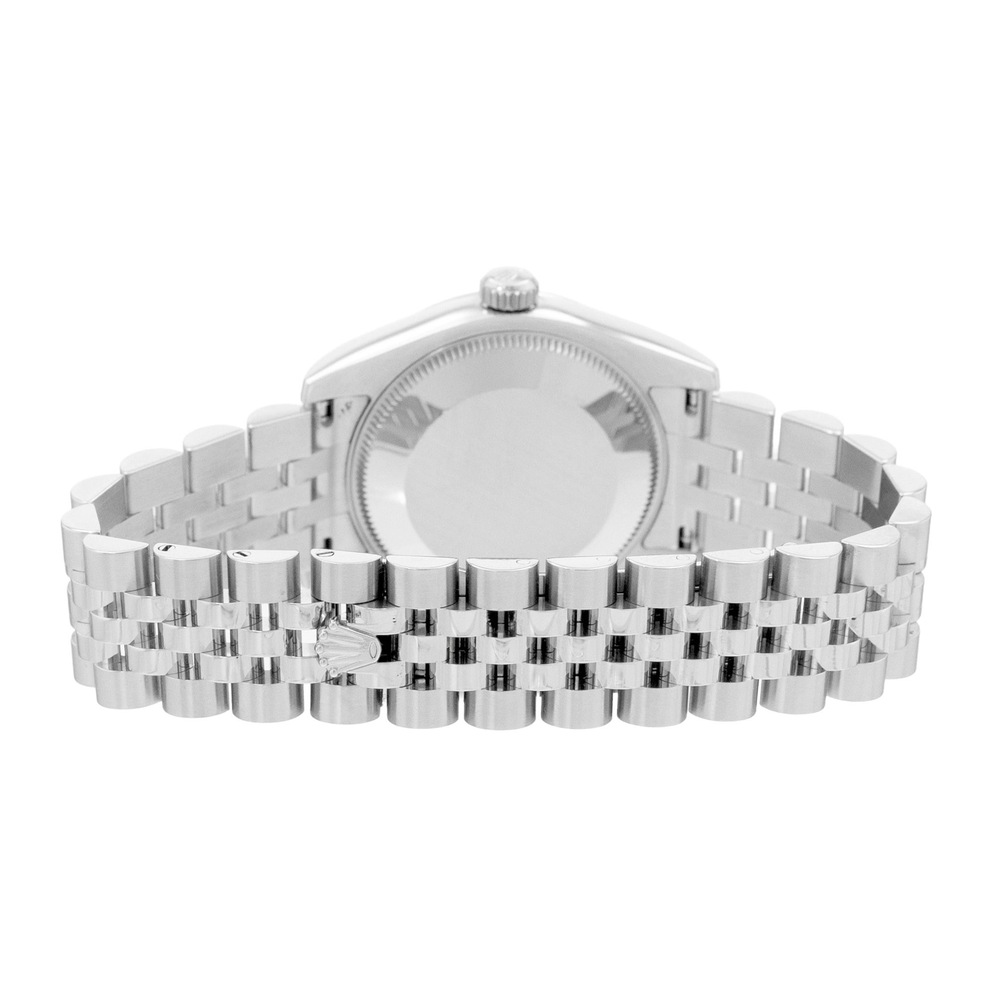 Rolex Datejust 31 178274 Black Diamonds Dial Steel Oyster Ladies Watch Card