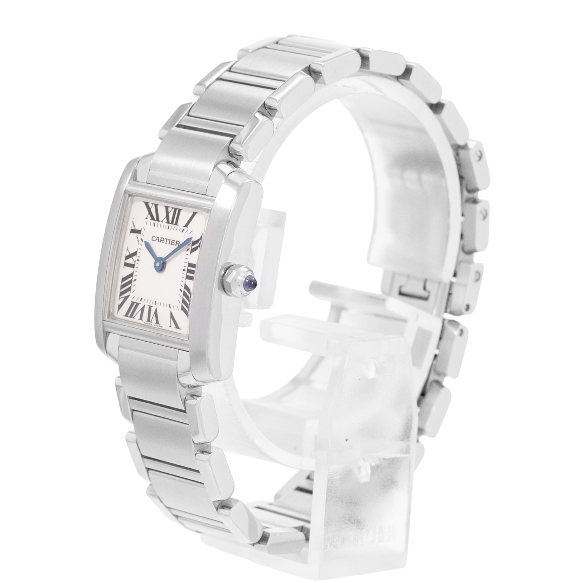 Cartier Tank Francaise W51008Q3 2384 20mm Small Steel Ladies Watch Box Papers