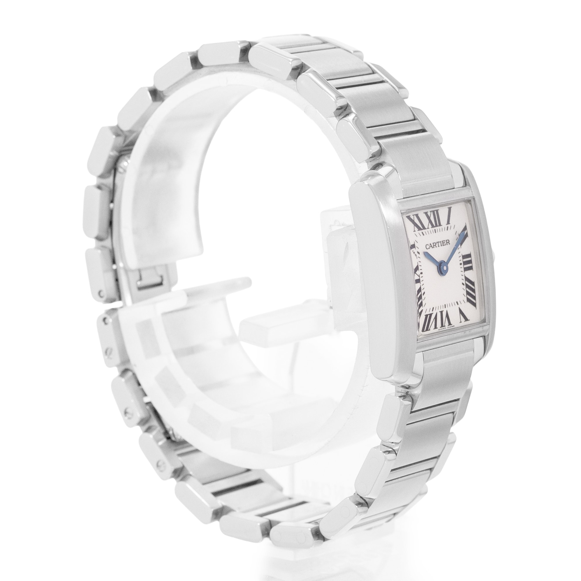Cartier Tank Francaise W51008Q3 2384 20mm Small Steel Ladies Watch Box Papers