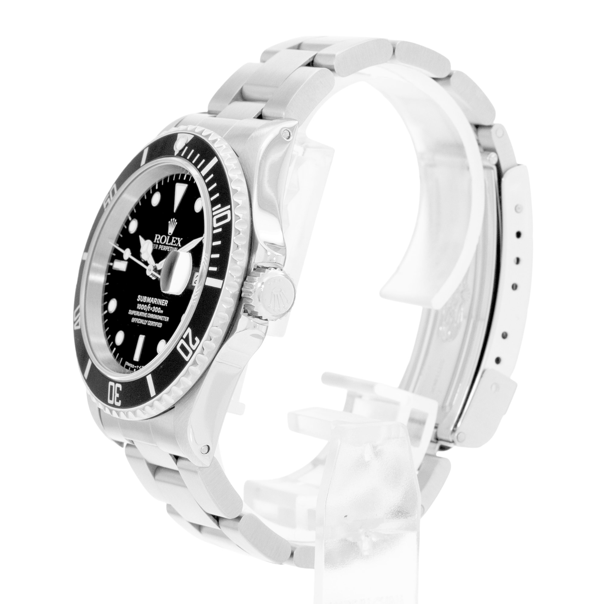 Rolex Submariner Date 16610 40mm Black Steel Oyster AUtomatic Mens Watch