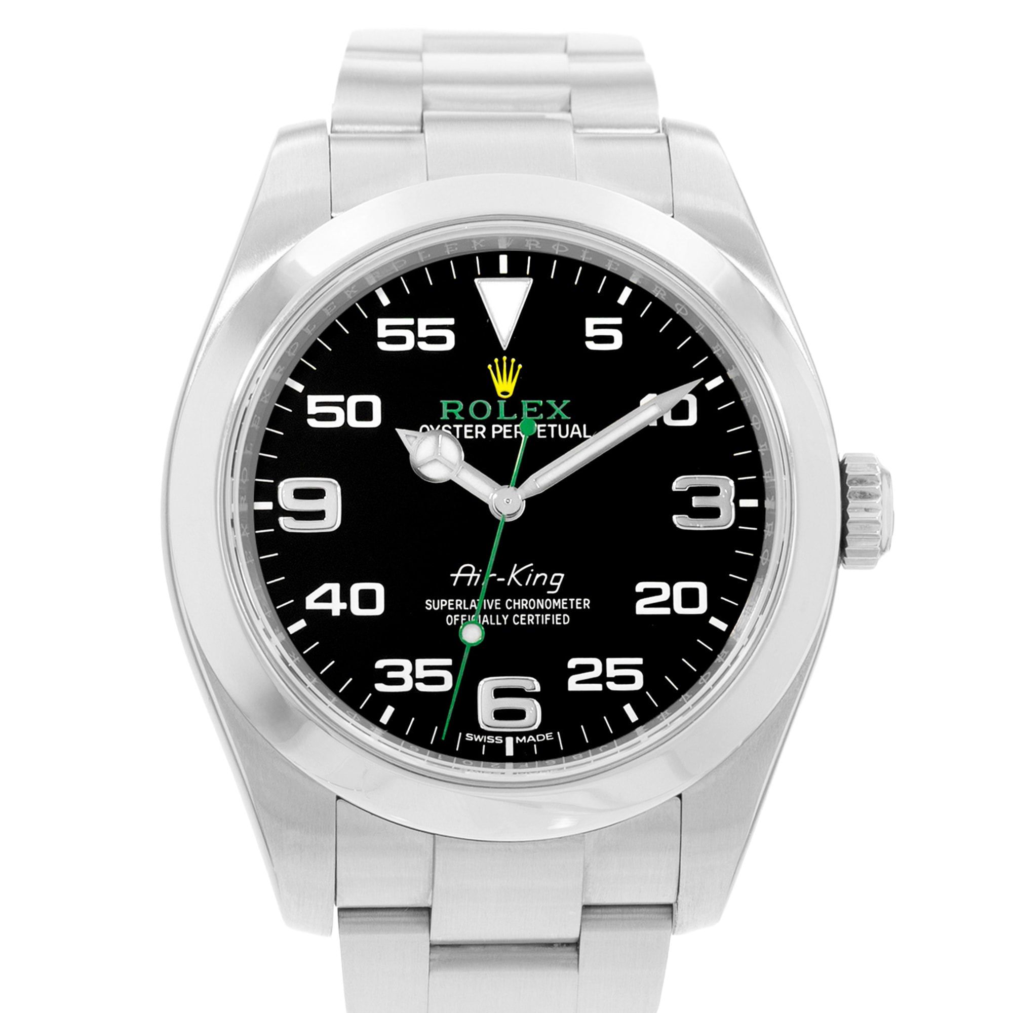 Rolex Air King 40 116900 Black Dial Steel Oyster Automatic Mens Watch