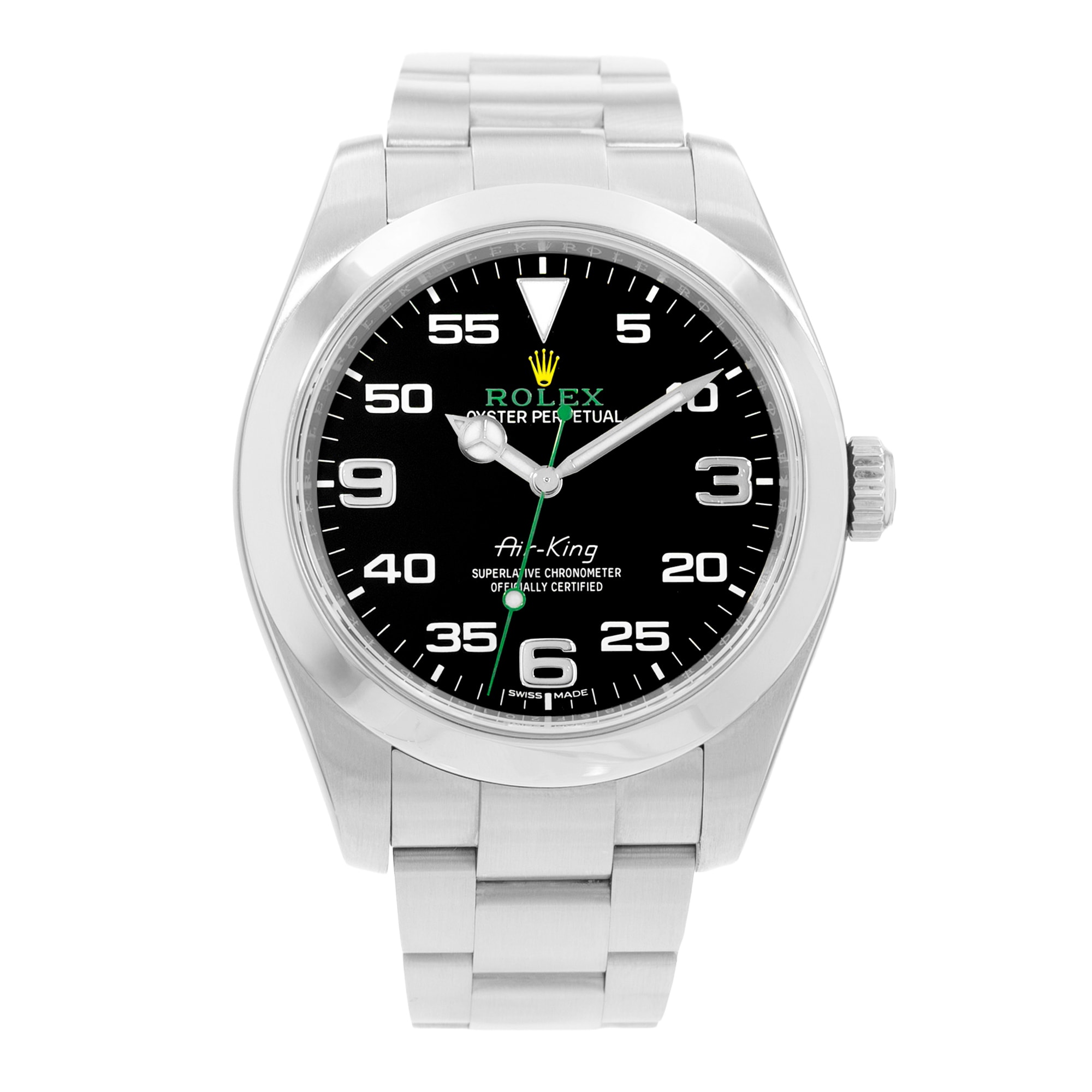 Rolex Air King 40 116900 Black Dial Steel Oyster Automatic Mens Watch
