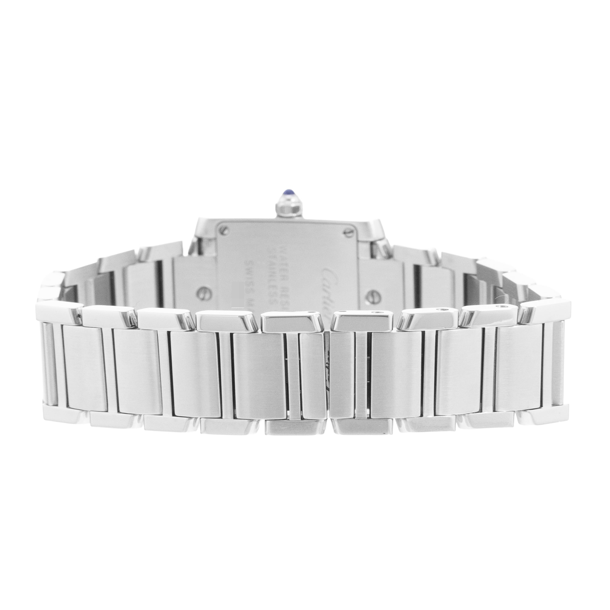 Cartier Tank Francaise W51008Q3 3217 20mm Small Silver Steel Ladies Watch