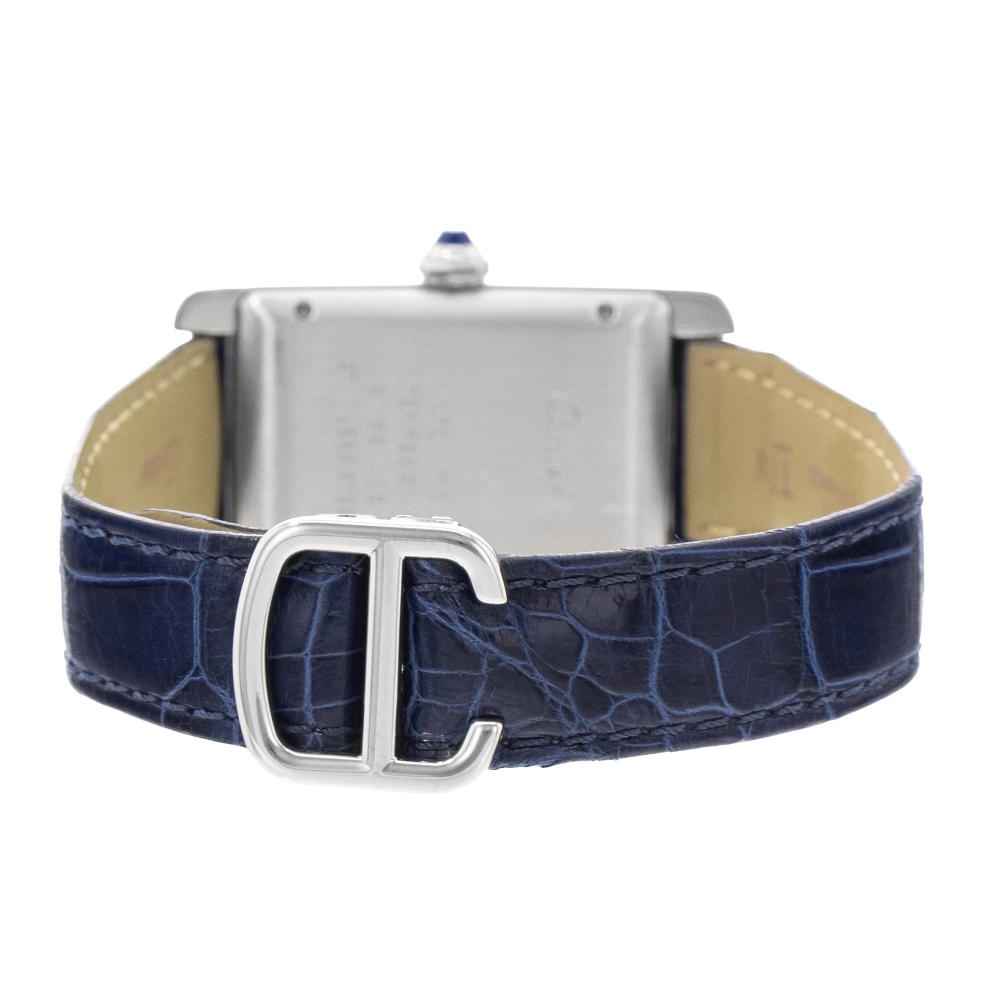 Cartier Tank Americaine WSTA0017 3971 22mm Medium Silver Steel Ladies Watch