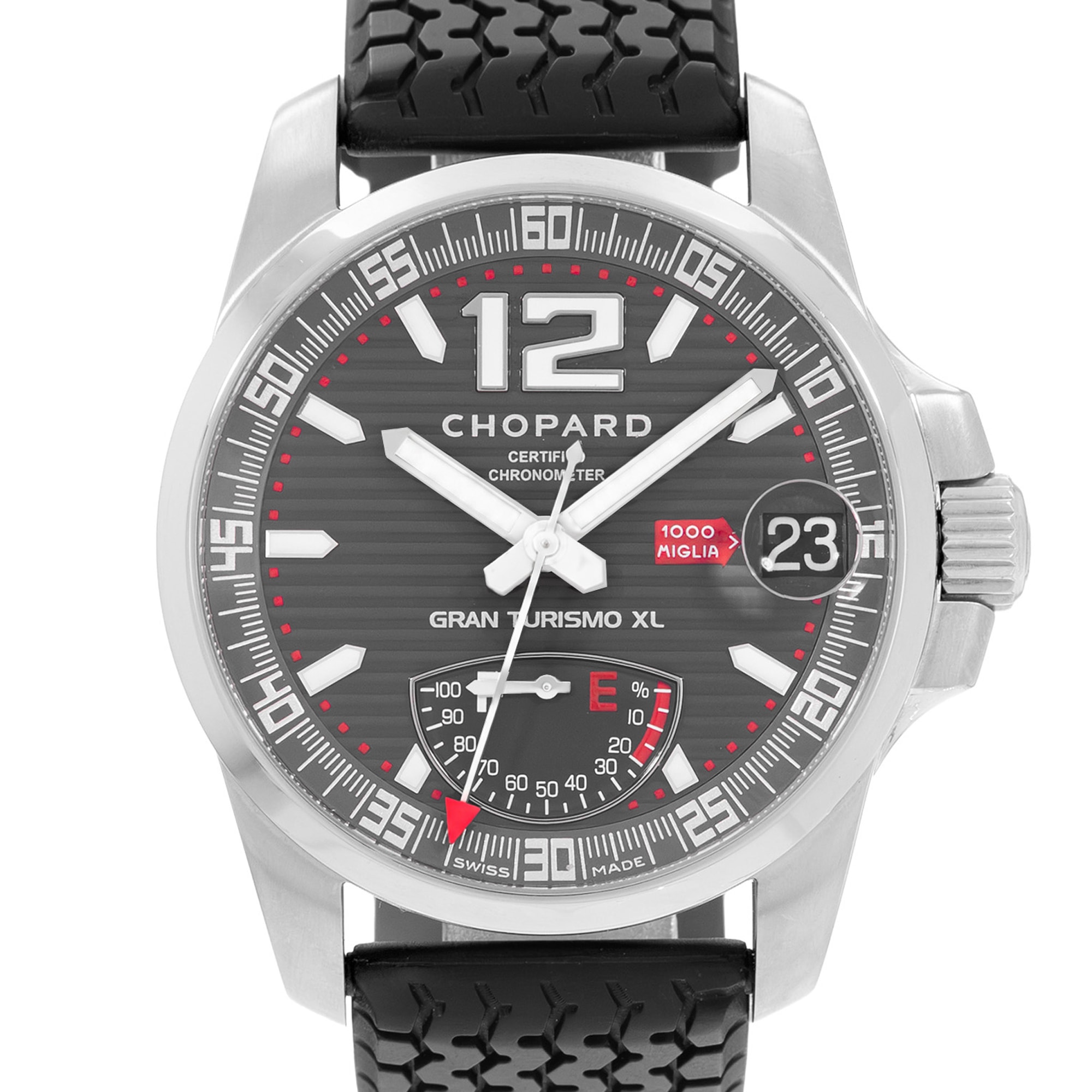Chopard Mille Miglia 8997 44mm Silver Dial Steel Mens Watch