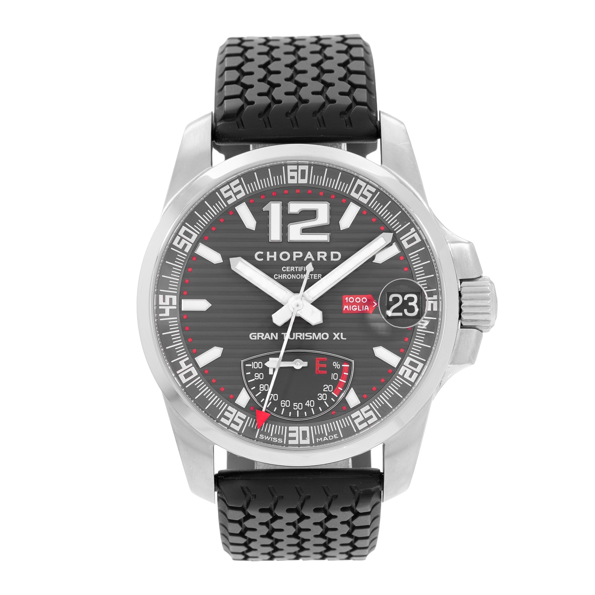 Chopard Mille Miglia 8997 44mm Silver Dial Steel Mens Watch