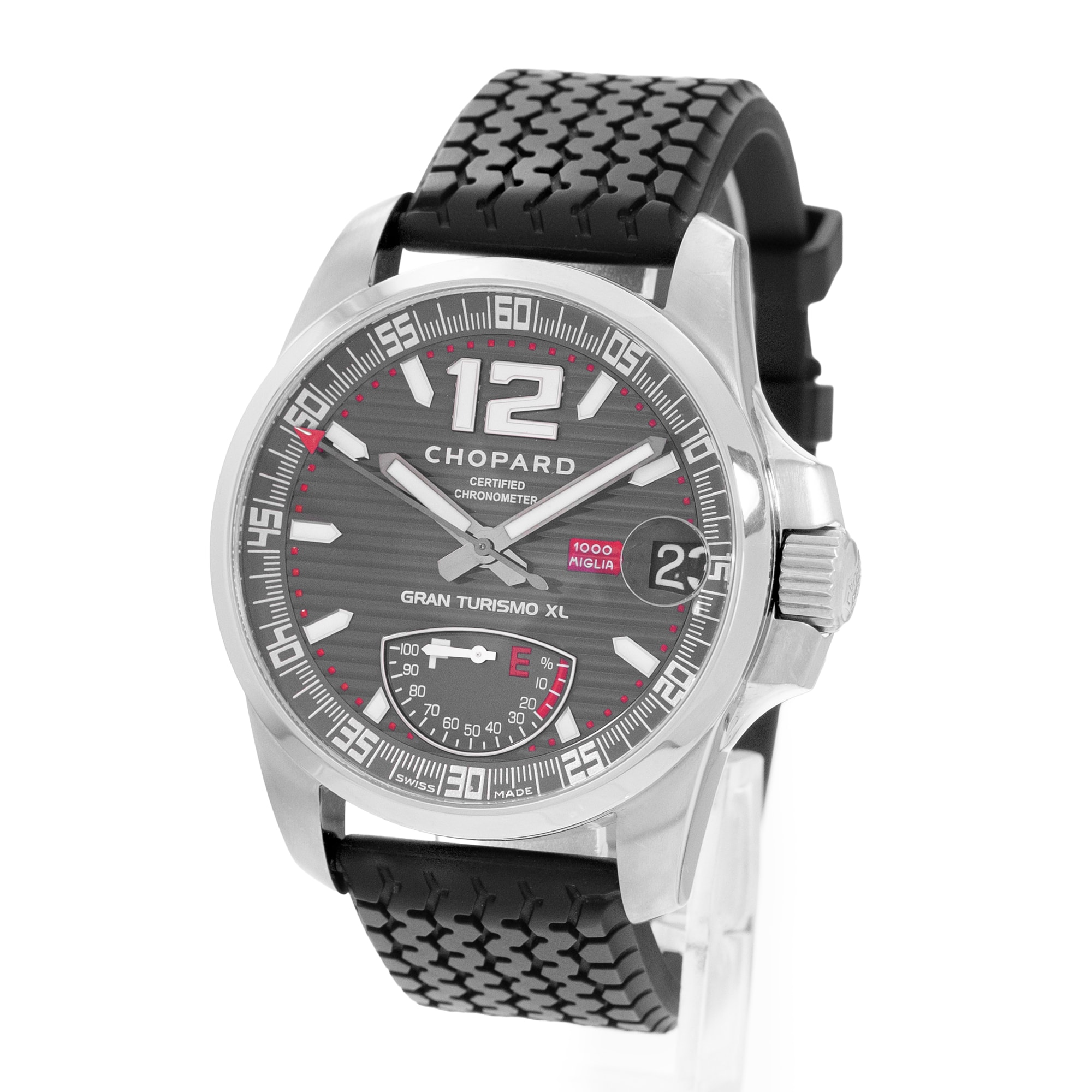 Chopard Mille Miglia 8997 44mm Silver Dial Steel Mens Watch