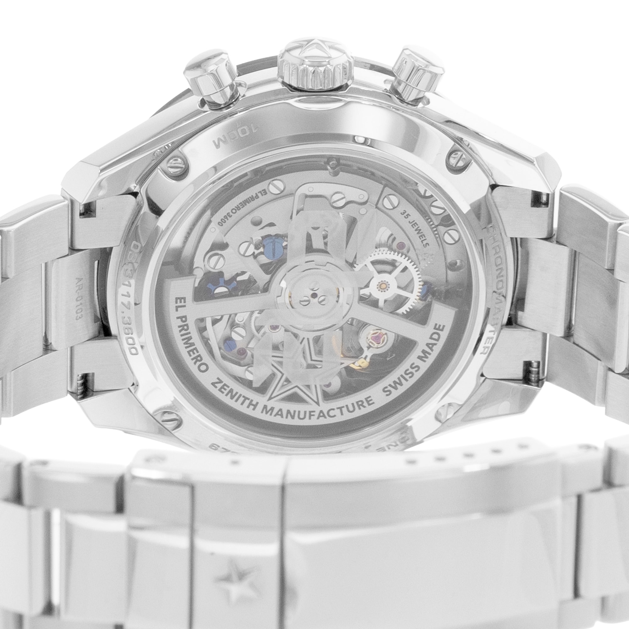 Zenith Chronomaster Sport 03.3117.3600/56.M3100 41mm Green Mens Watch Box Card
