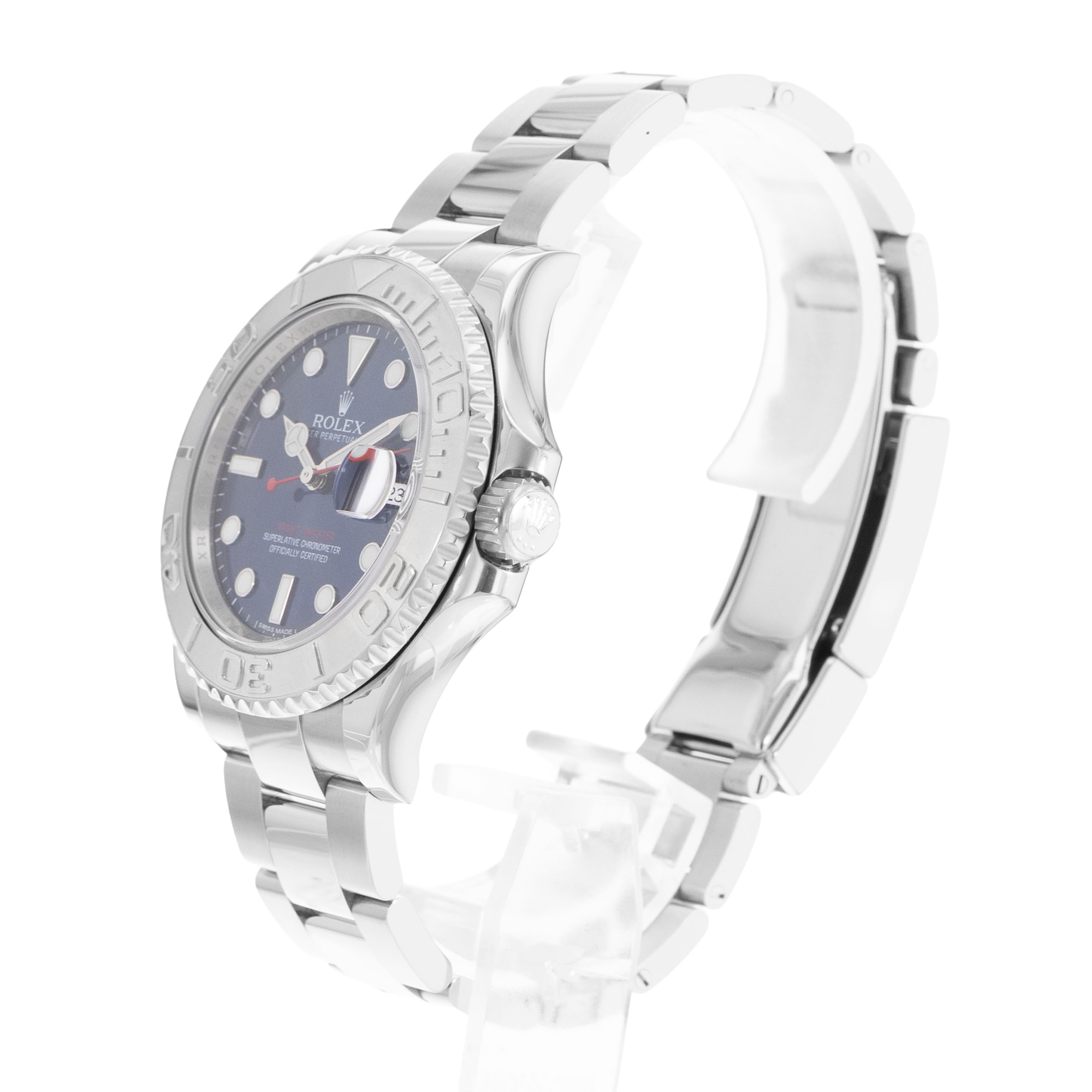 Rolex Yacht-Master 40 116622 Blue Dial Steel Oyster Mens Watch Card