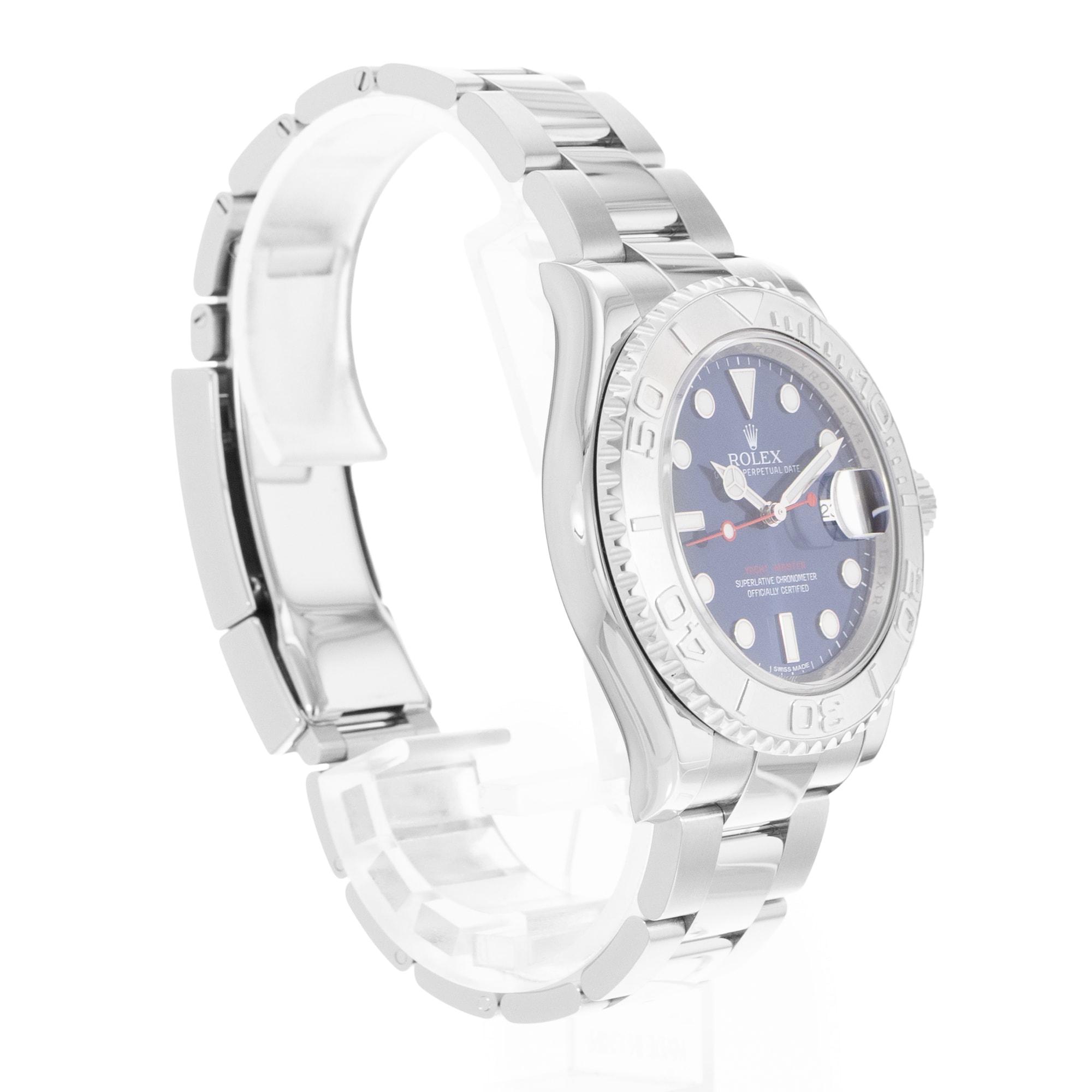 Rolex Yacht-Master 40 116622 Blue Dial Steel Oyster Mens Watch Card