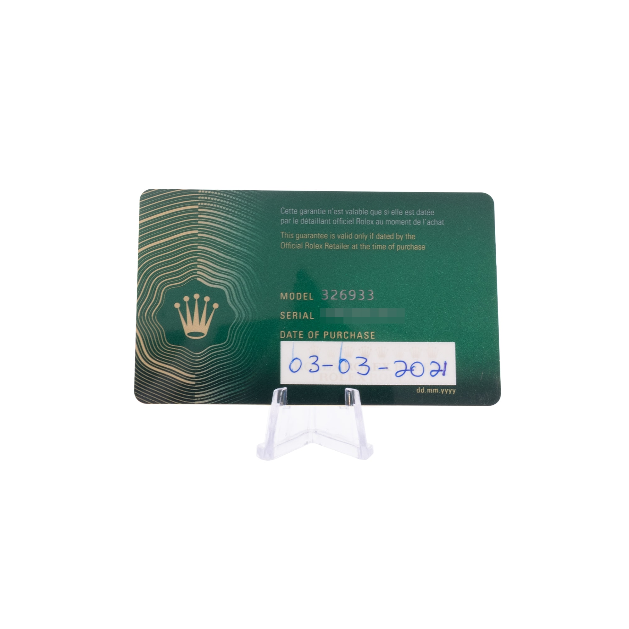 Rolex Sky-Dweller 326933 42mm Champagne Steel Yellow Gold Mens Watch Card