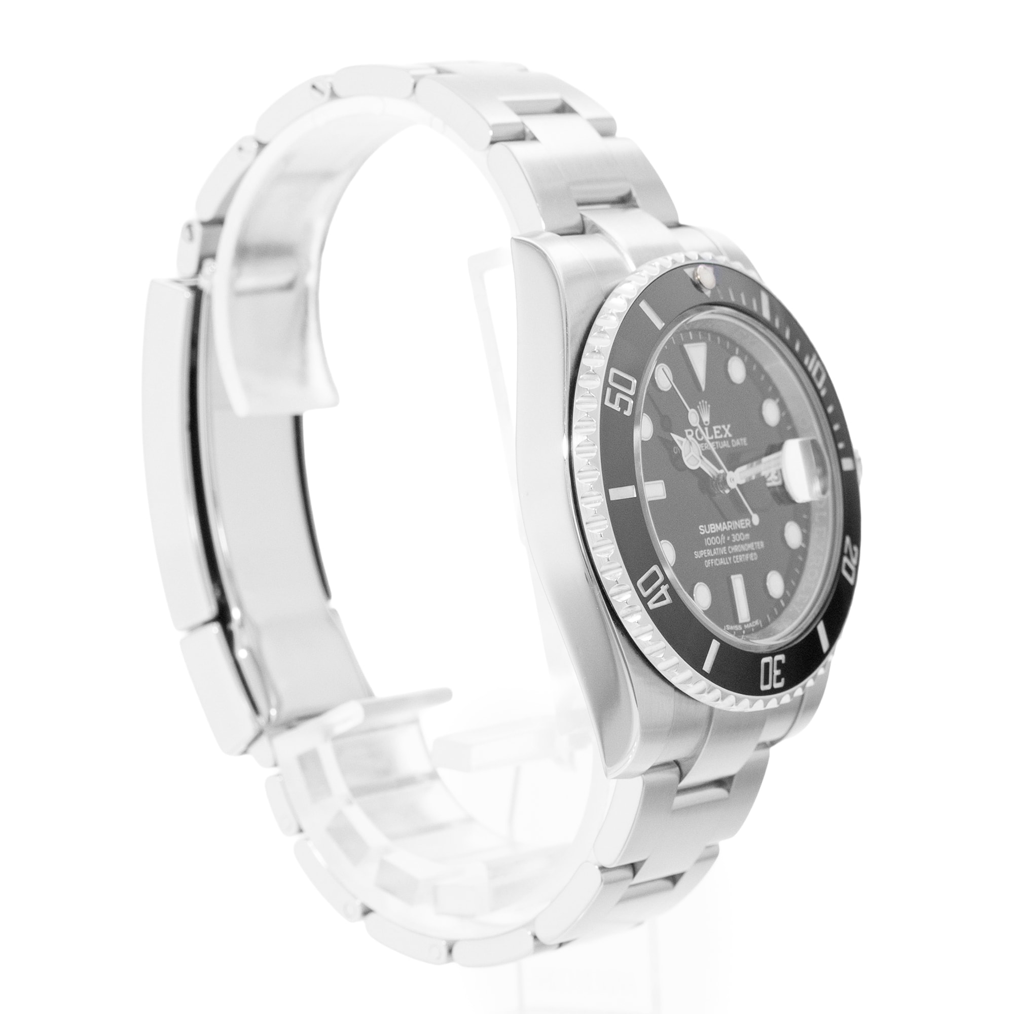 Rolex Submariner Date 116610 40mm Black Steel Oyster Mens Watch Box