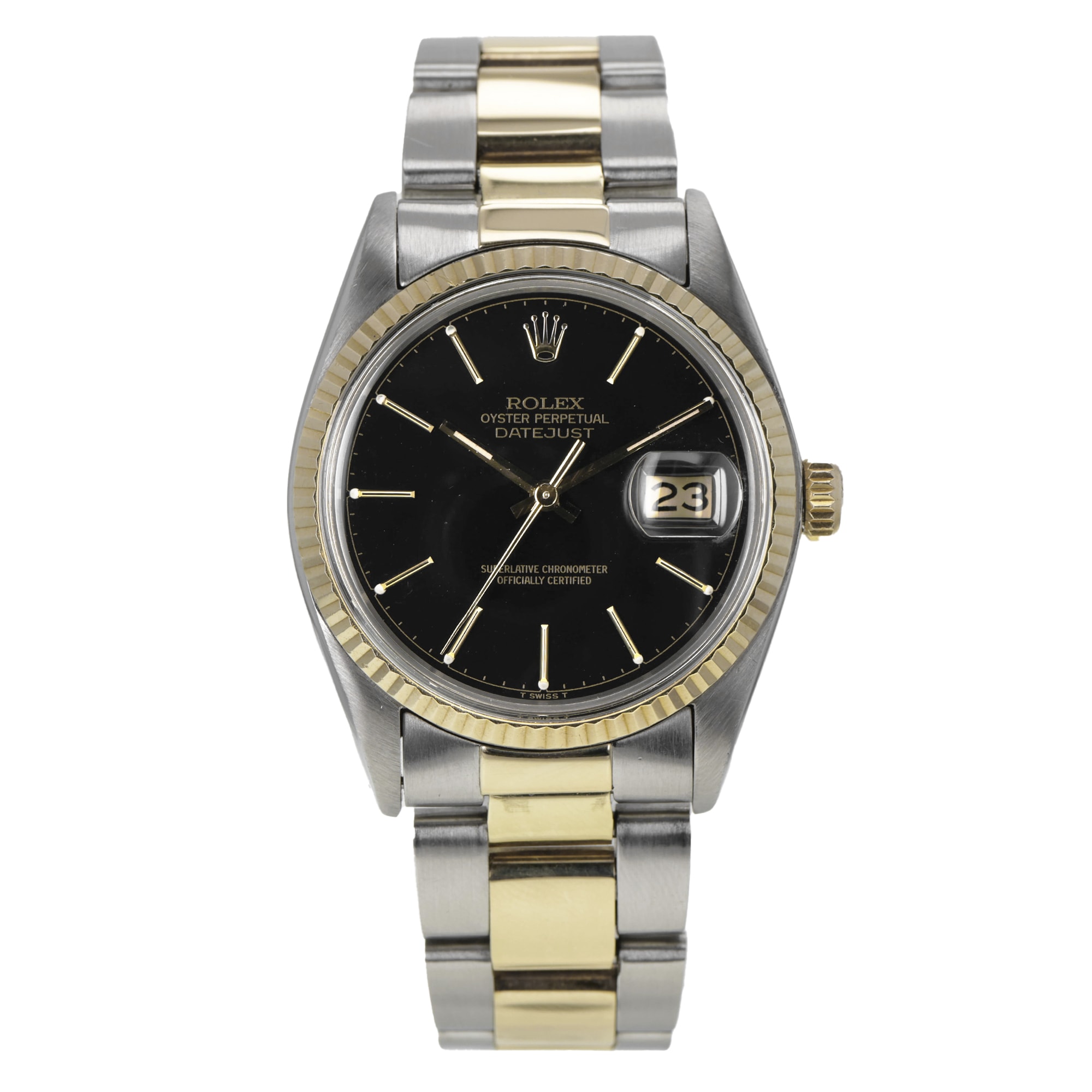 Rolex Datejust 36mm 16013 black dial oyster bracelet automatic, date