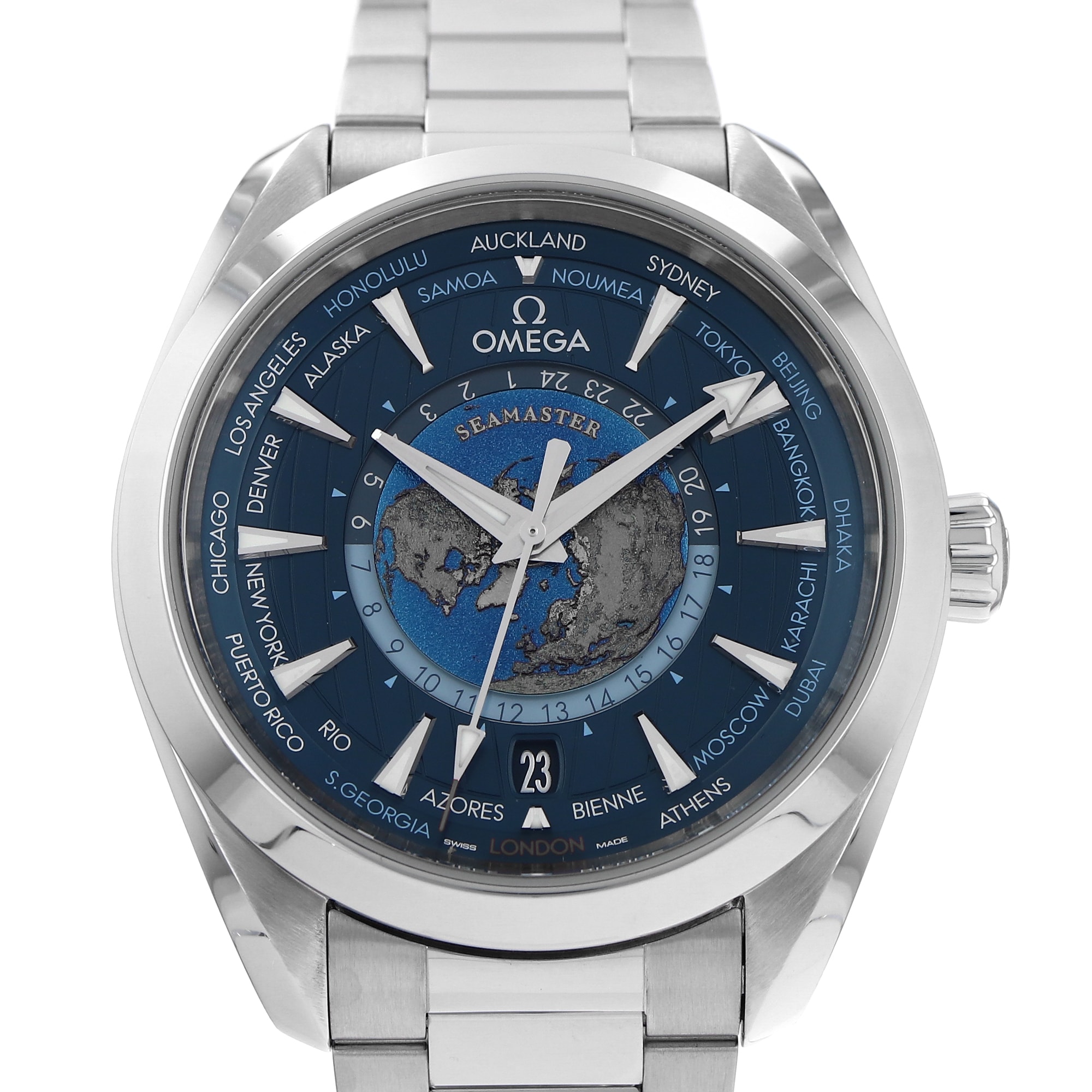 Omega Seamaster Aqua Terra GMT Worldtimer 220.10.43.22.03.001
