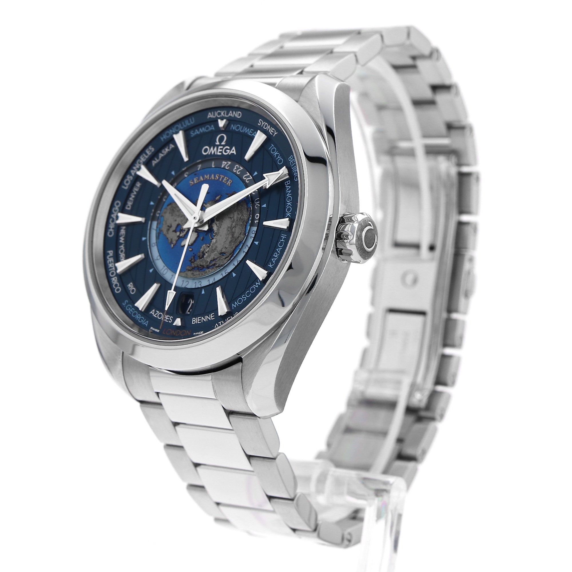 Omega Seamaster Aqua Terra GMT Worldtimer 220.10.43.22.03.001