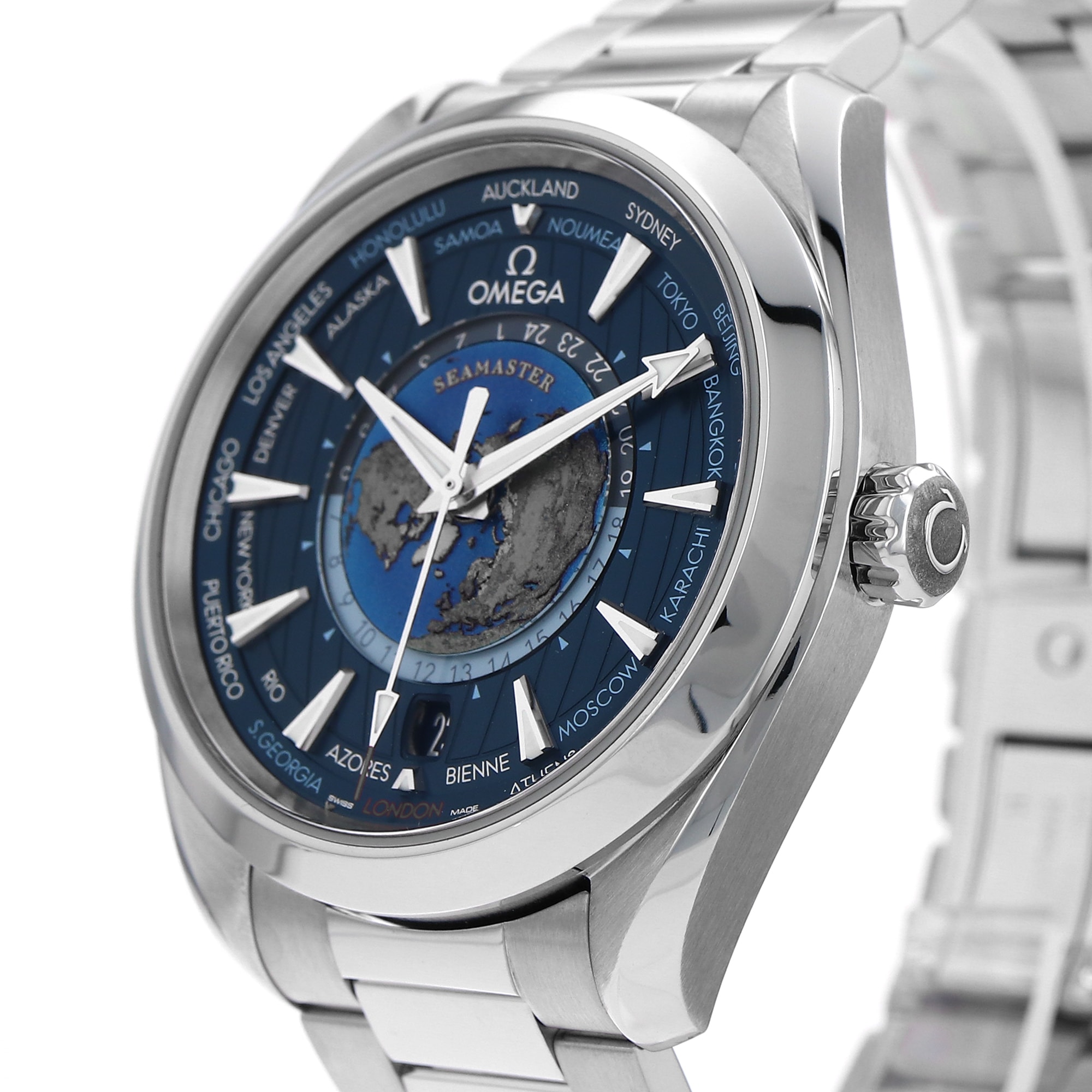 Omega Seamaster Aqua Terra GMT Worldtimer 220.10.43.22.03.001