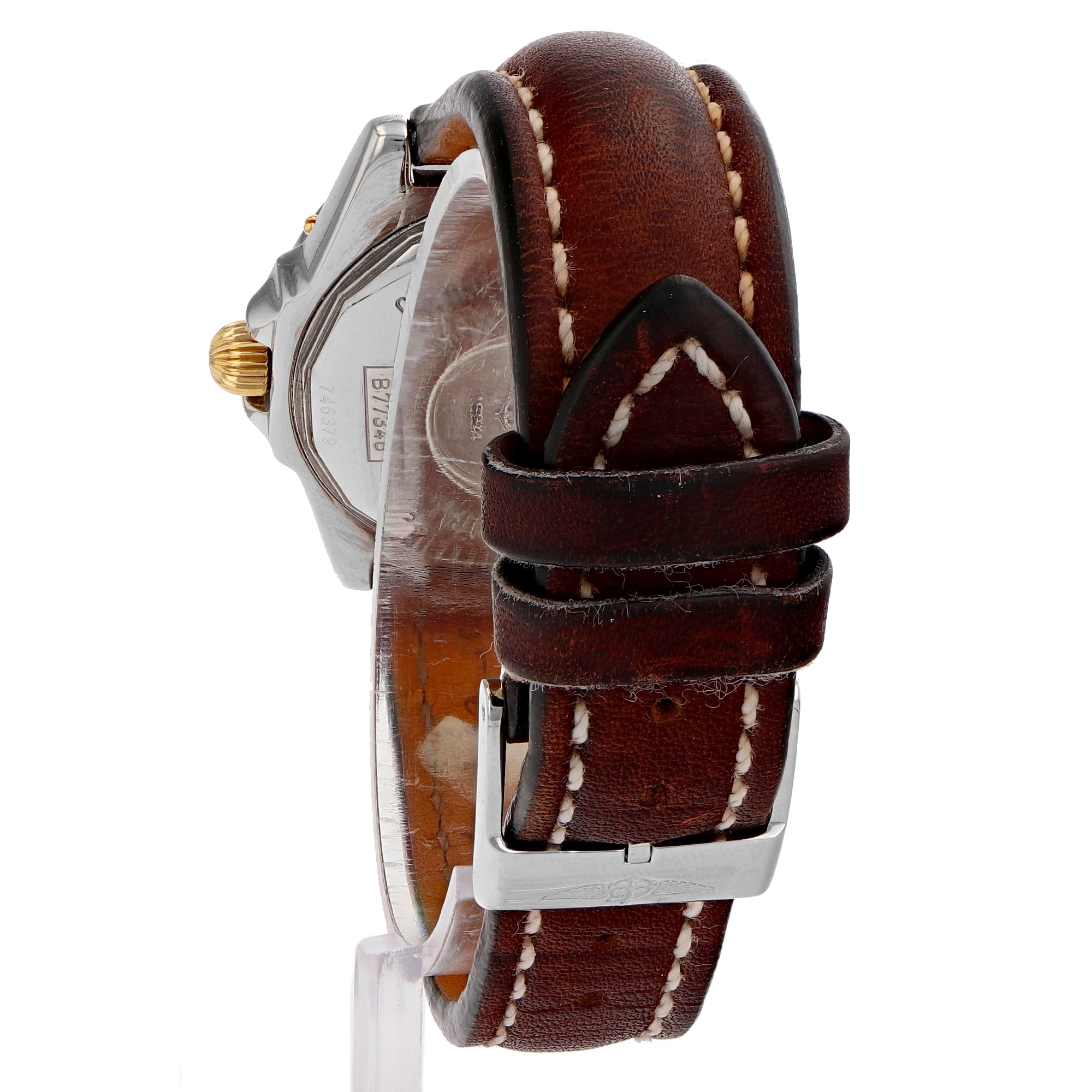 Breitling Callisto B77346 Brown Arabic Dial Steel & 18K Yellow Gold Automatic