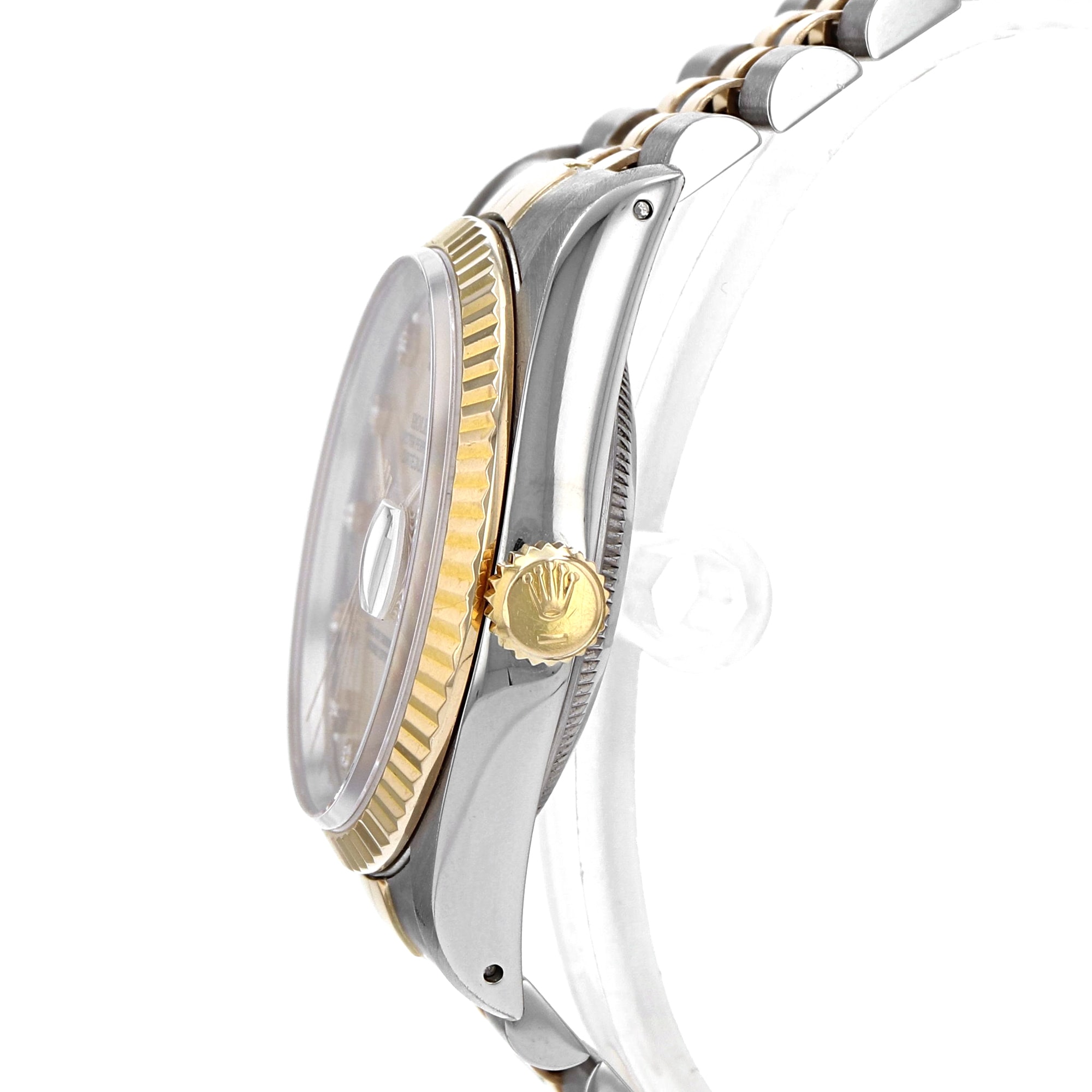 Rolex Datejust 36mm 16233G Yellow factory diamonds dial steel & 18K yellow gold