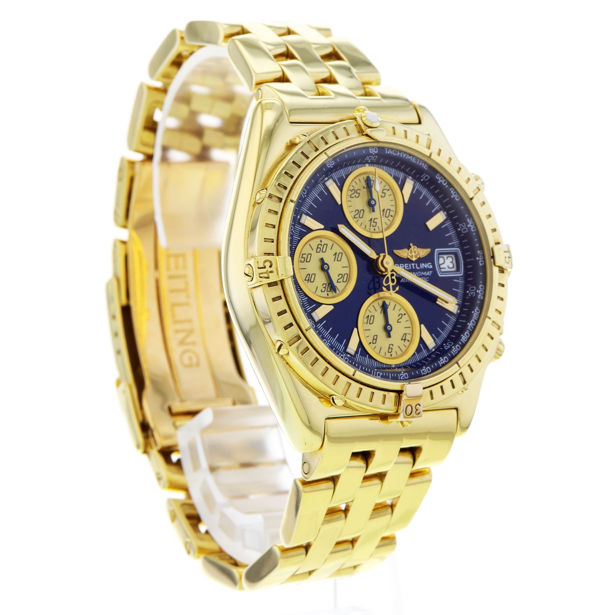 Breitling Chronomat K13050.1 18k Yellow Gold Chronograph