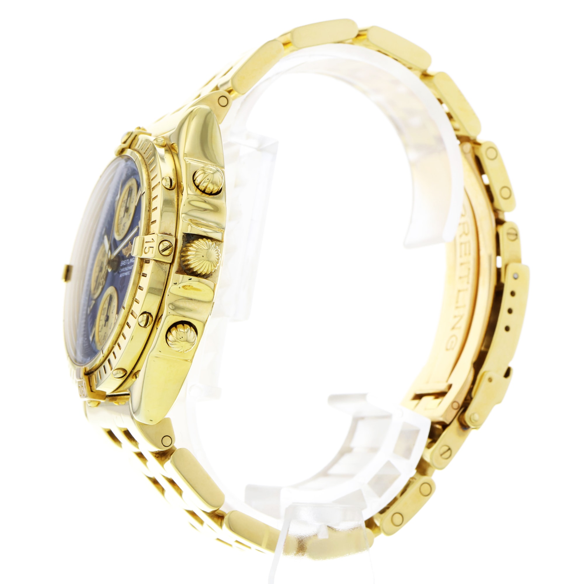 Breitling Chronomat K13050.1 18k Yellow Gold Chronograph