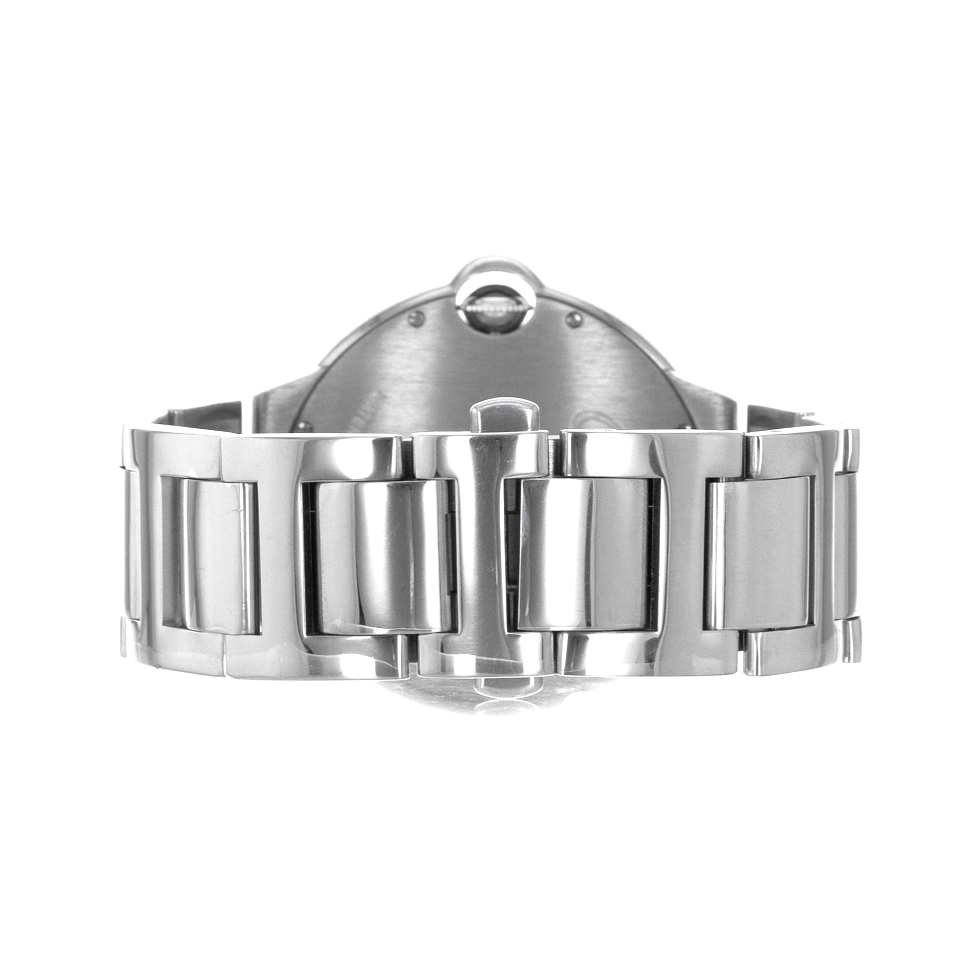 Cartier Ballon Bleu 42mm WE9009Z3 3000 Factory Diamonds 18k White Gold Mens 2005