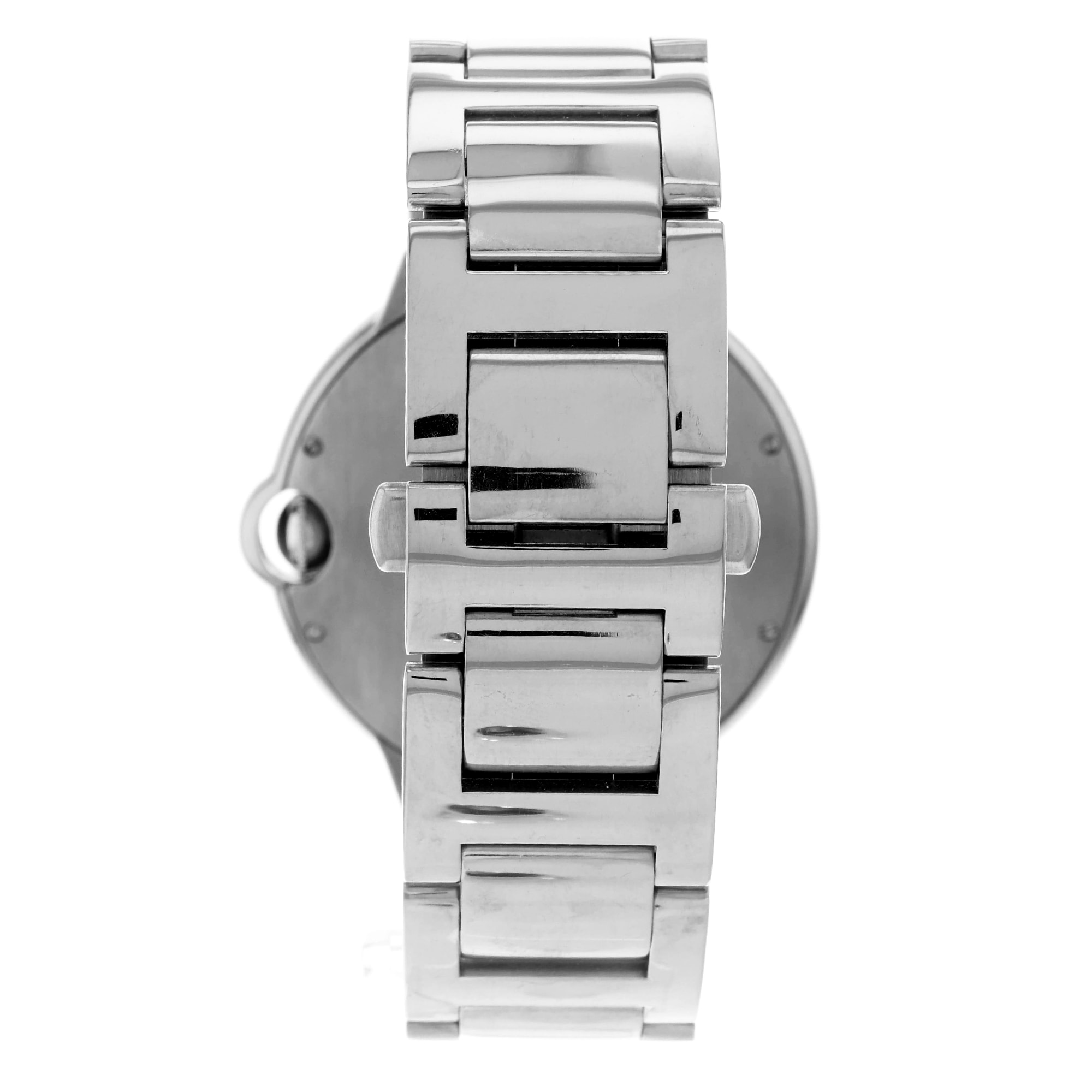 Cartier Ballon Bleu 42mm WE9009Z3 3000 Factory Diamonds 18k White Gold Mens 2005