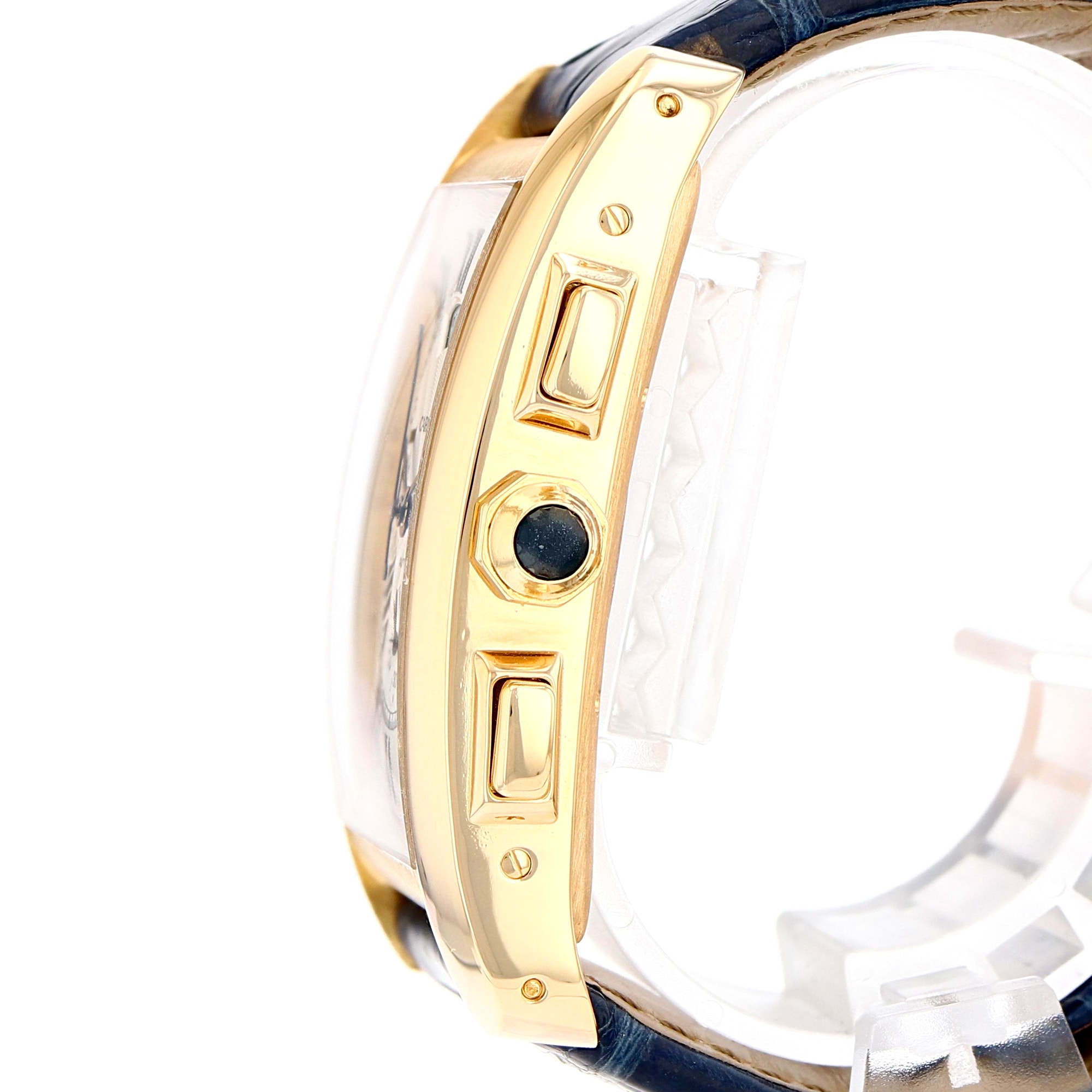 Cartier Tank Americaine 32mm W2609356 2892 Silver roman dial 18K Yellow Gold