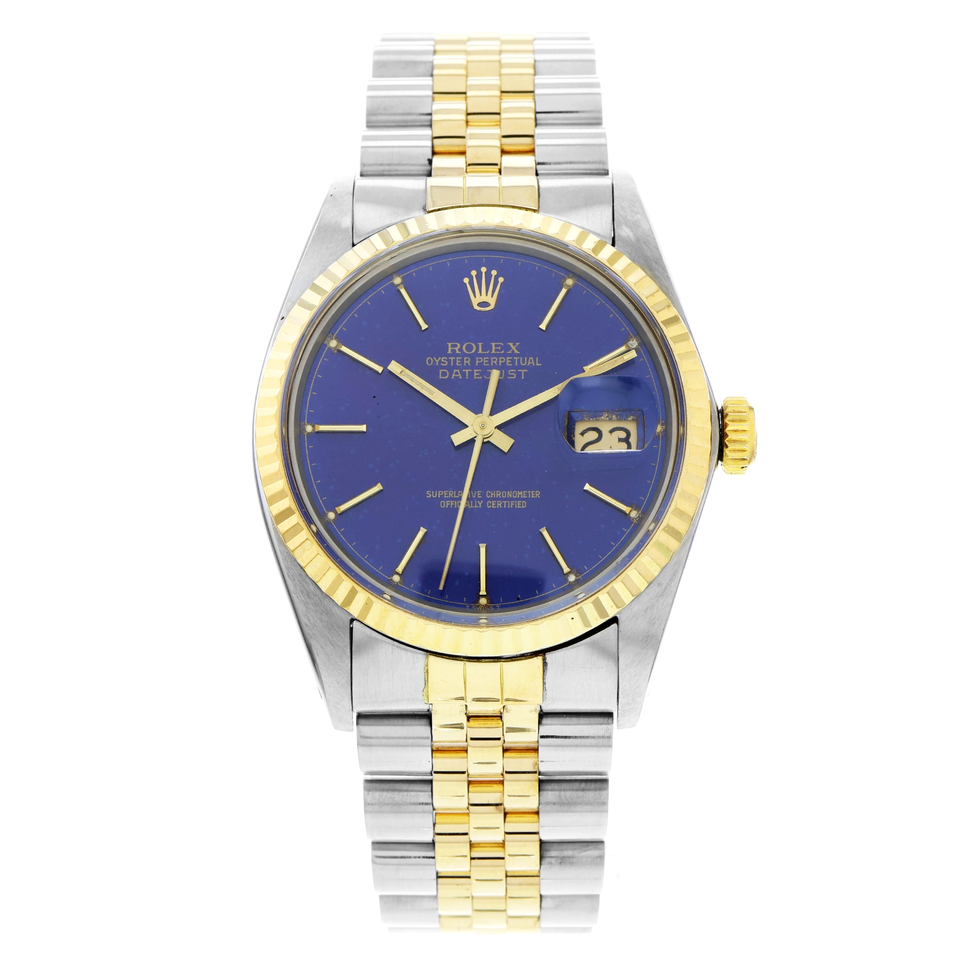 Rolex Datejust 36 16013 Blue Dial Automatic Date