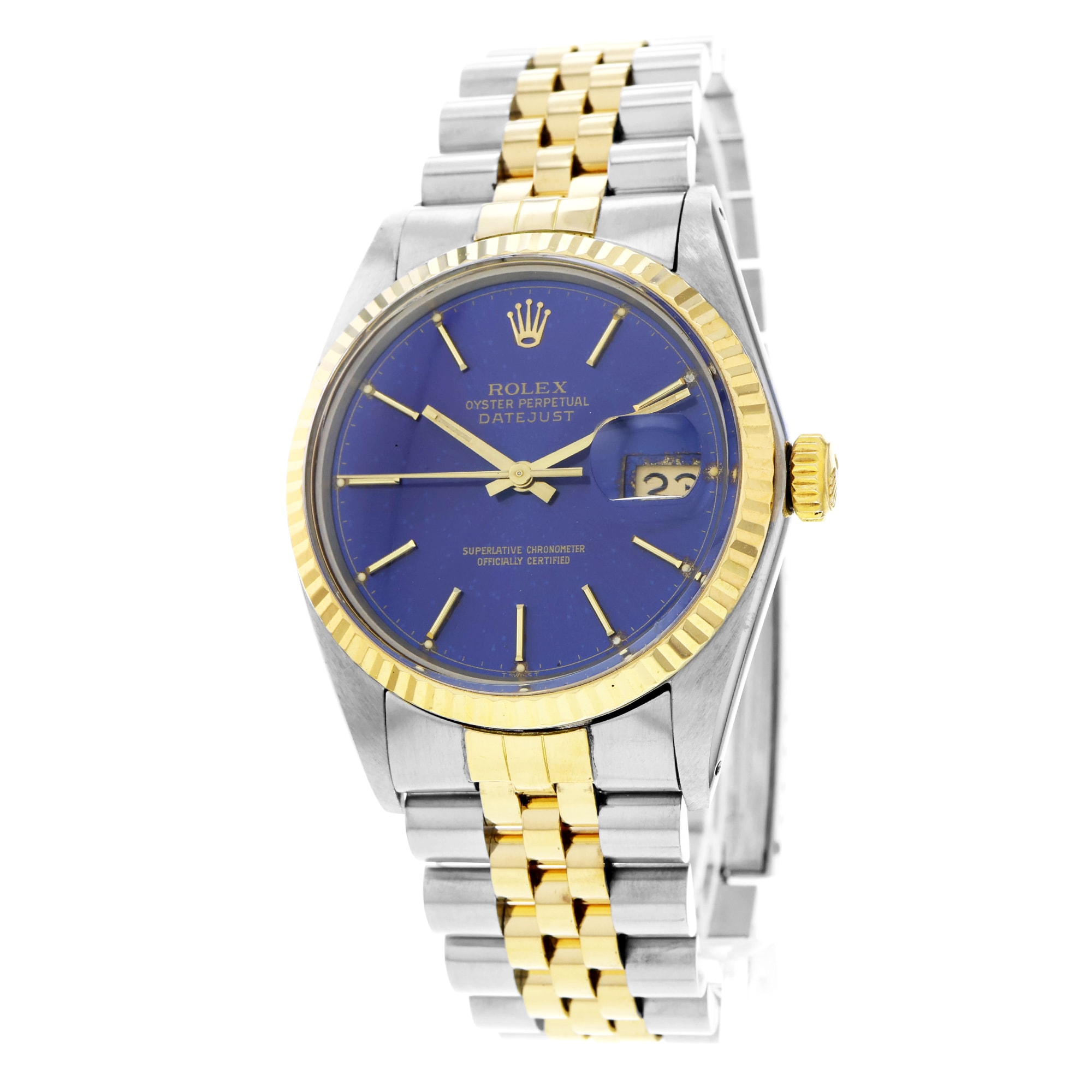 Rolex Datejust 36 16013 Blue Dial Automatic Date