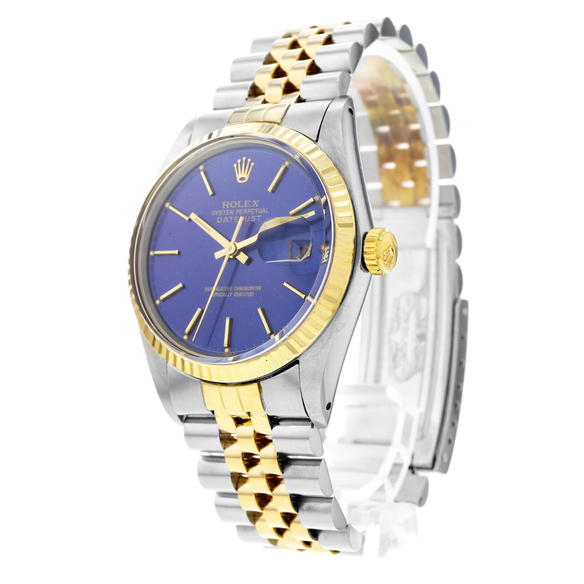Rolex Datejust 36 16013 Blue Dial Automatic Date