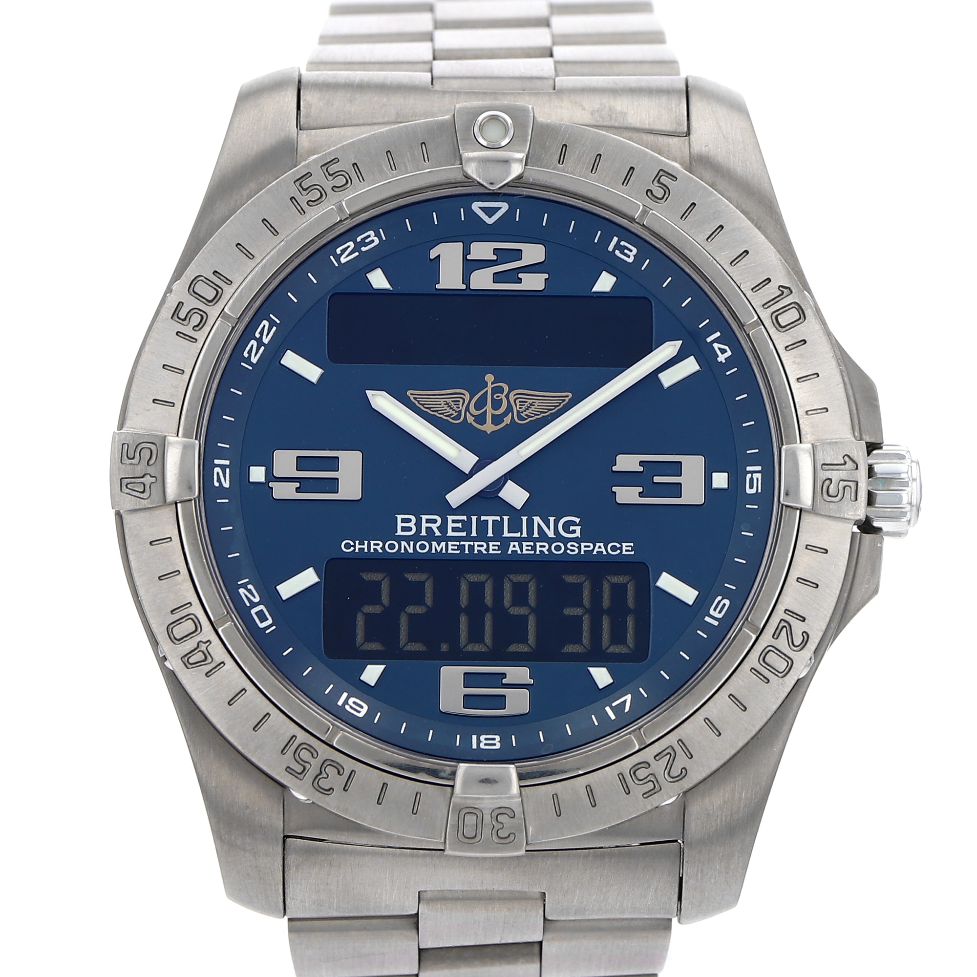 Breitling Aerospace Avantage E79362 Blue Arabic Quartz GMT